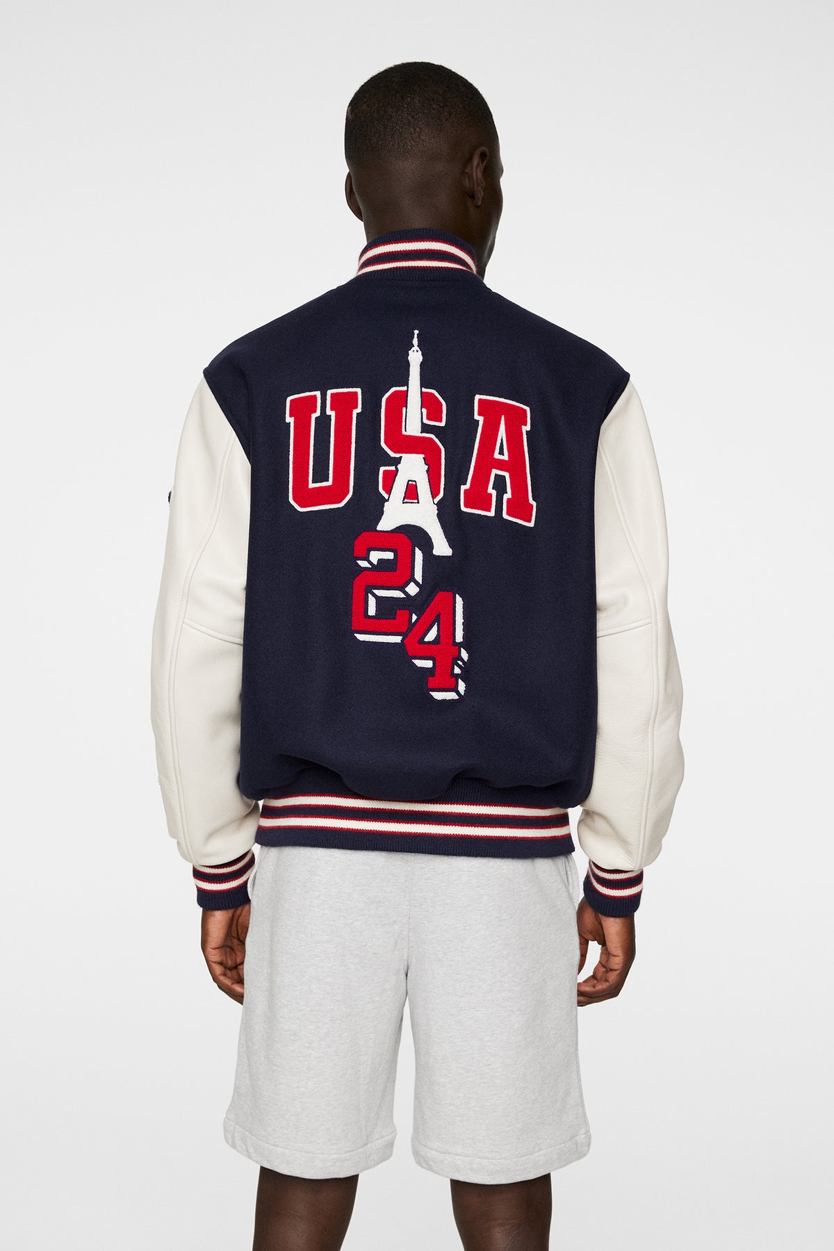 USA Golf Golden bear JKT in Estate Blue by J.Lindeberg