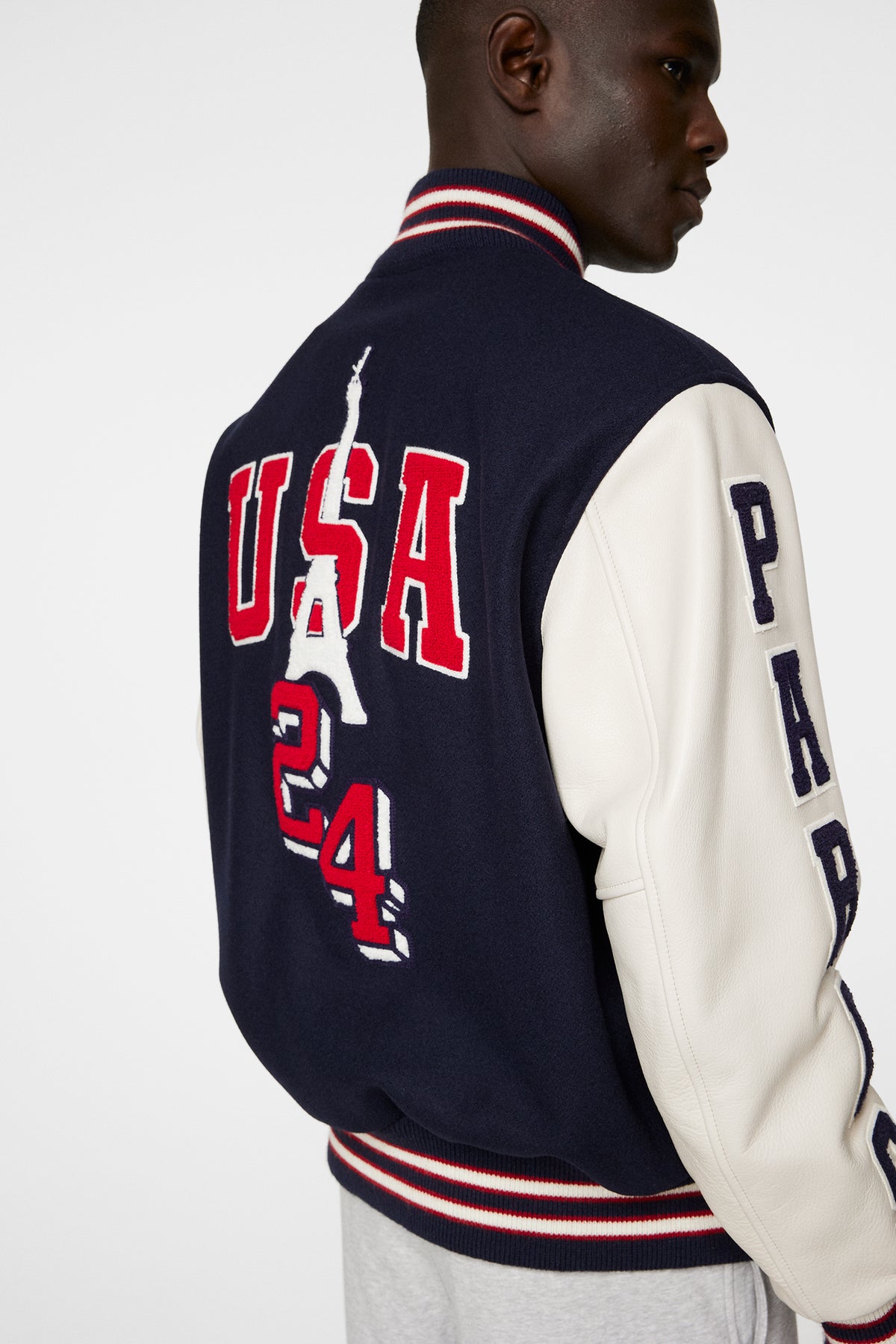 USA Golf Golden bear JKT in Estate Blue by J.Lindeberg