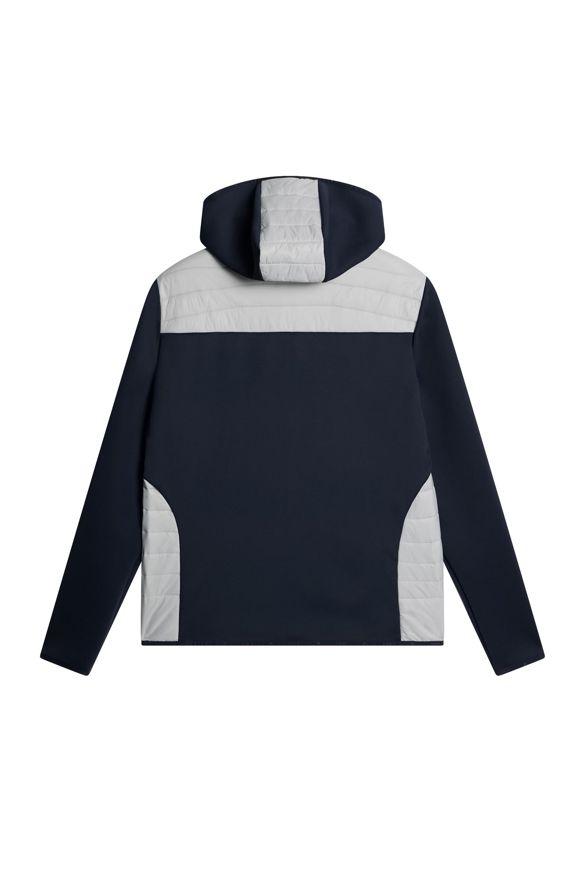 Holden Quilt Hybrid Hood in High Rise by J.Lindeberg