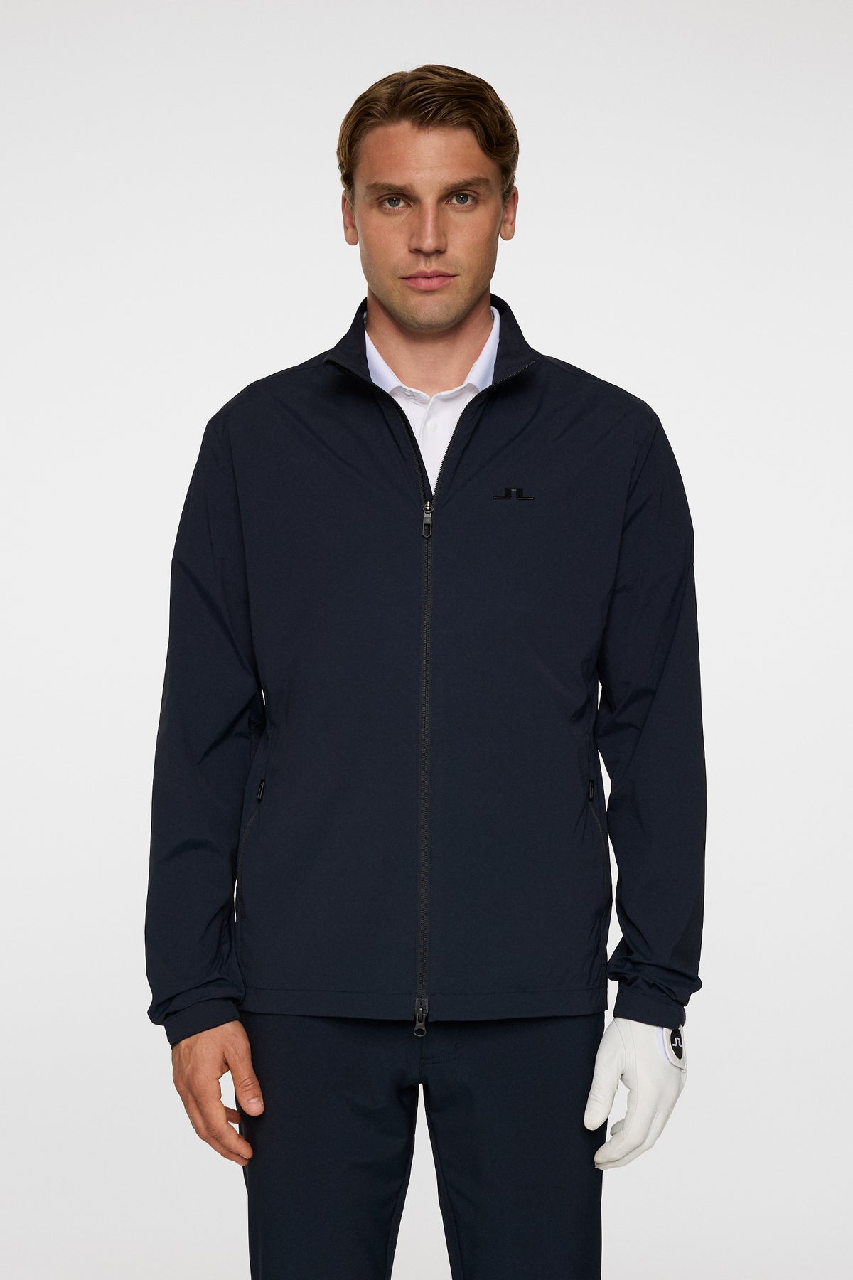 Ash Light Packable Jacket in JL Navy by J.Lindeberg