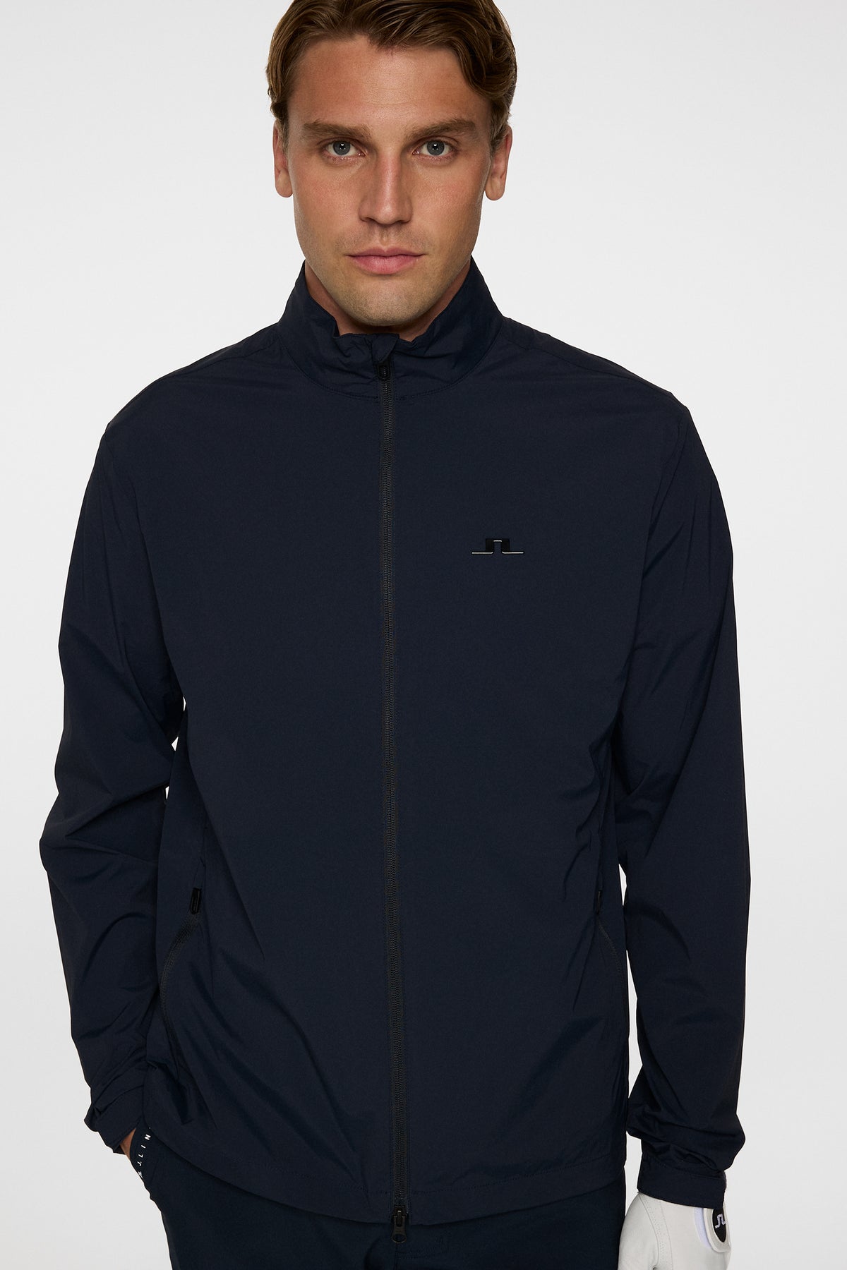Ash Light Packable Jacket in JL Navy by J.Lindeberg