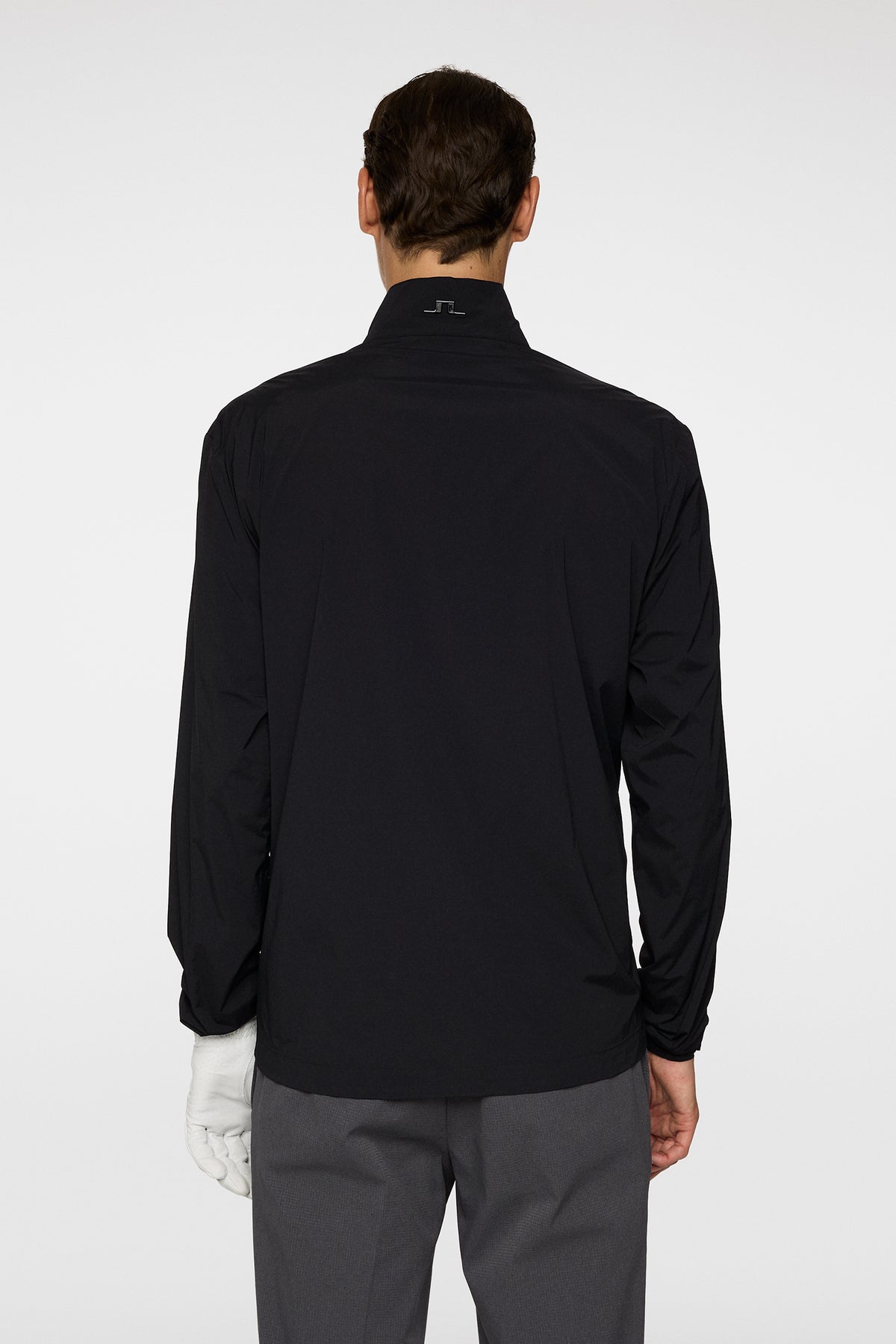 Ash Light Packable Jacket in Black by J.Lindeberg