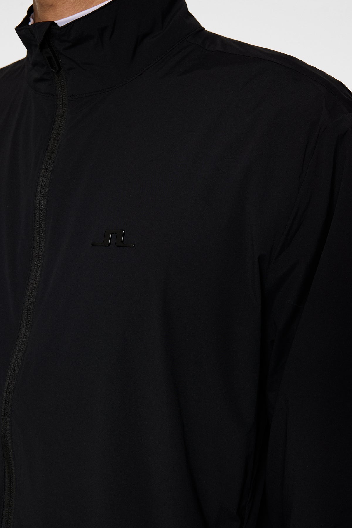 Ash Light Packable Jacket in Black by J.Lindeberg