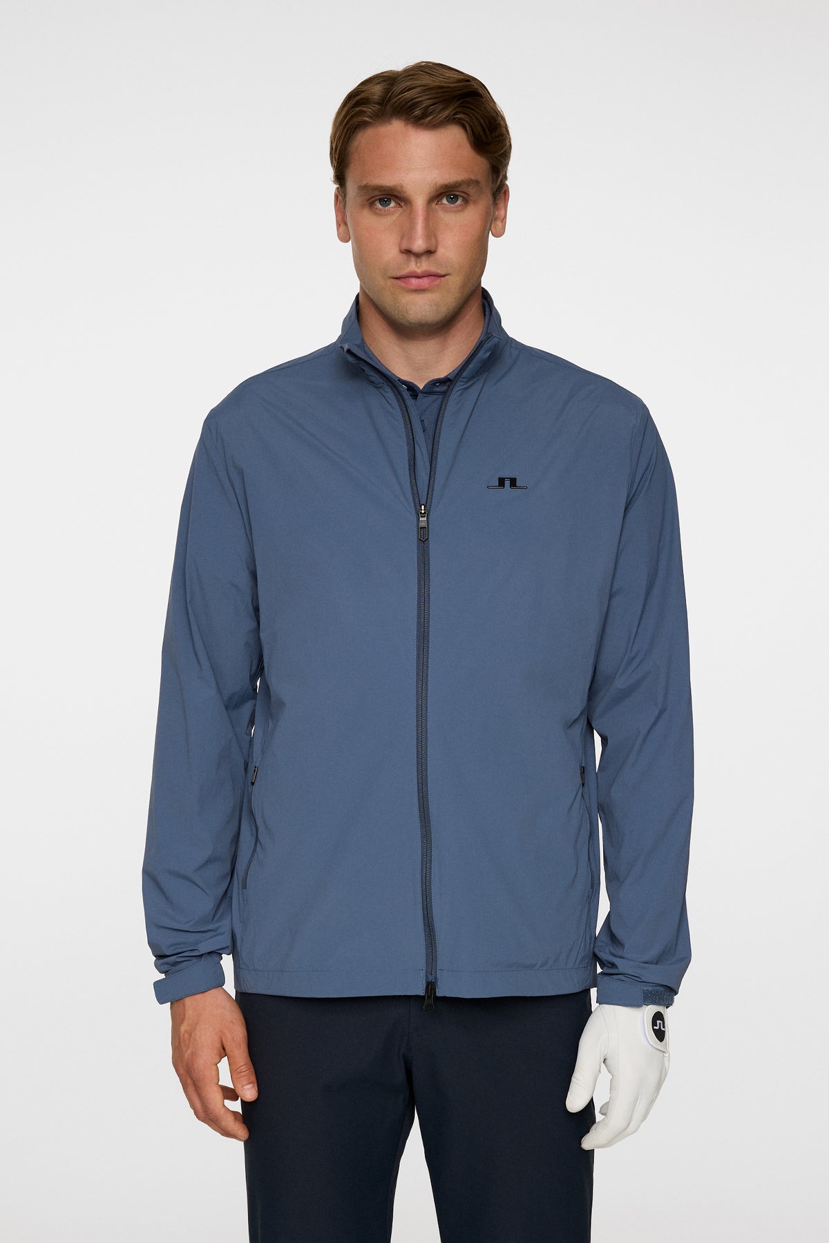 Ash Light Packable Jacket in Vintage Indigo by J.Lindeberg