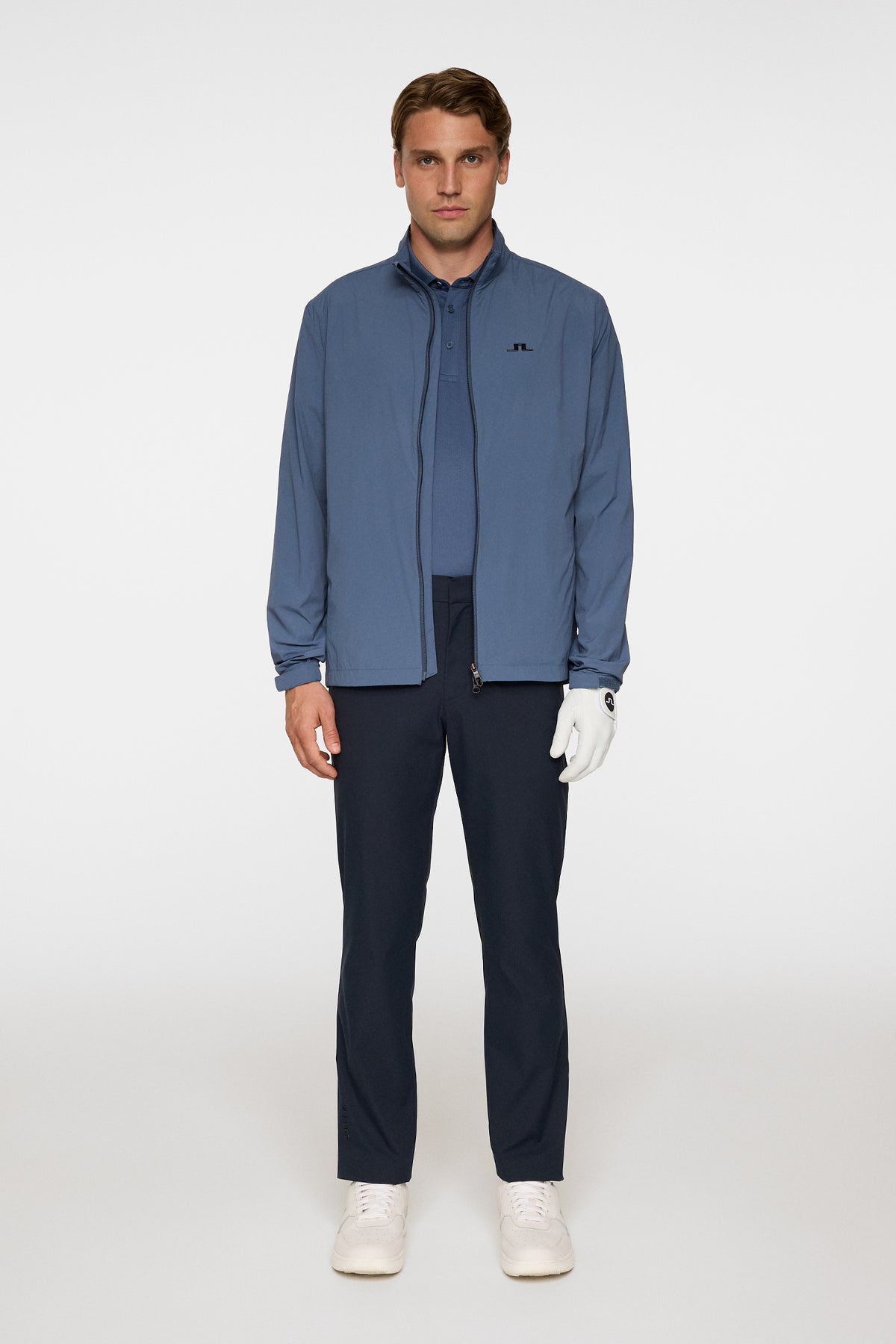 Ash Light Packable Jacket in Vintage Indigo by J.Lindeberg