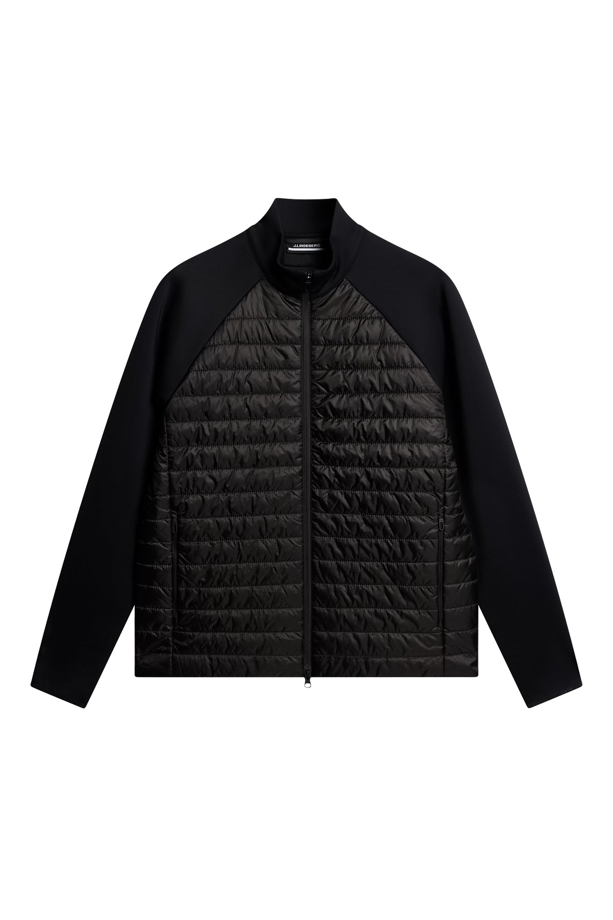 Hayden Quilt Hybrid Jacket in Black by J.Lindeberg