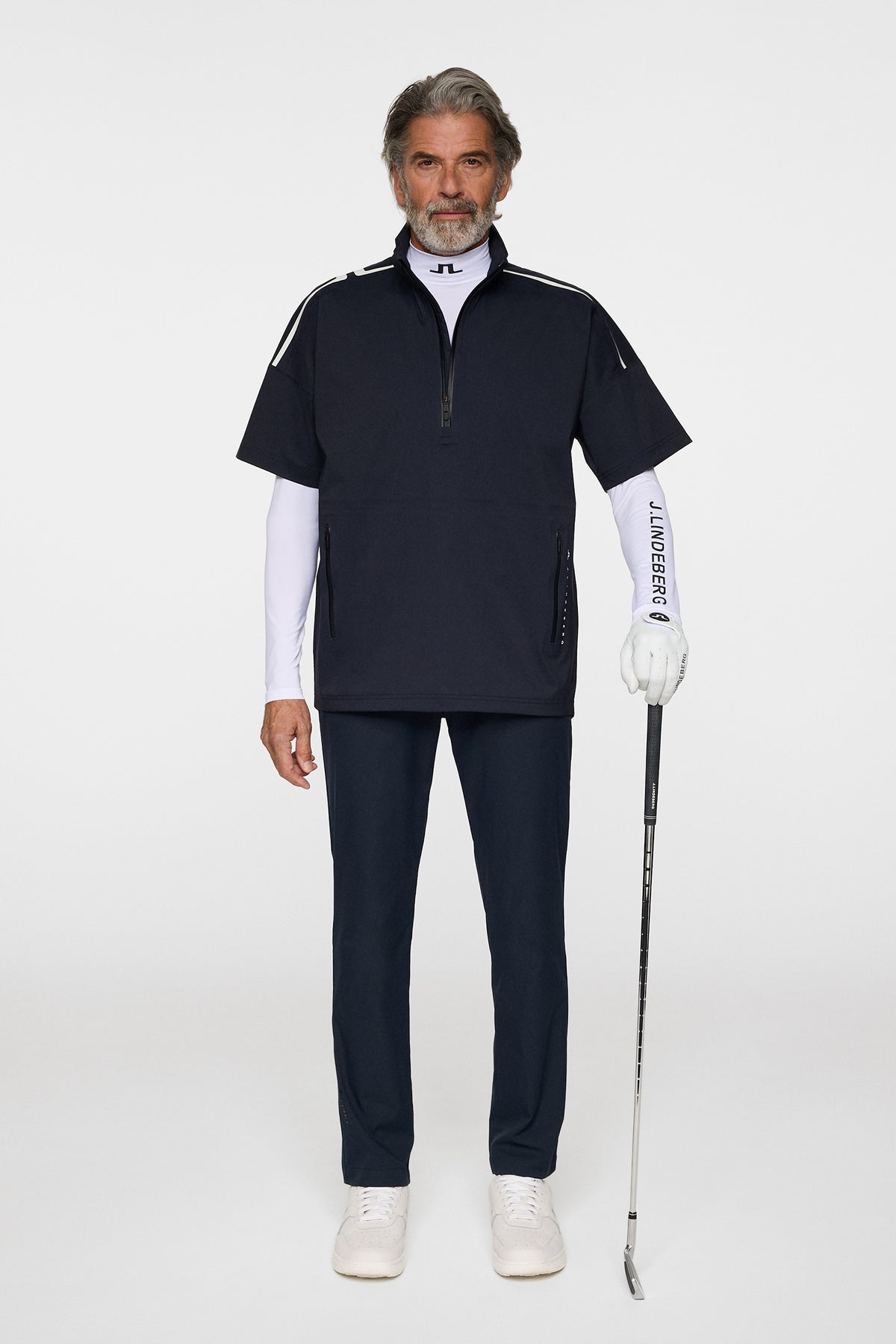 Shay Rain Shirt in JL Navy by J.Lindeberg