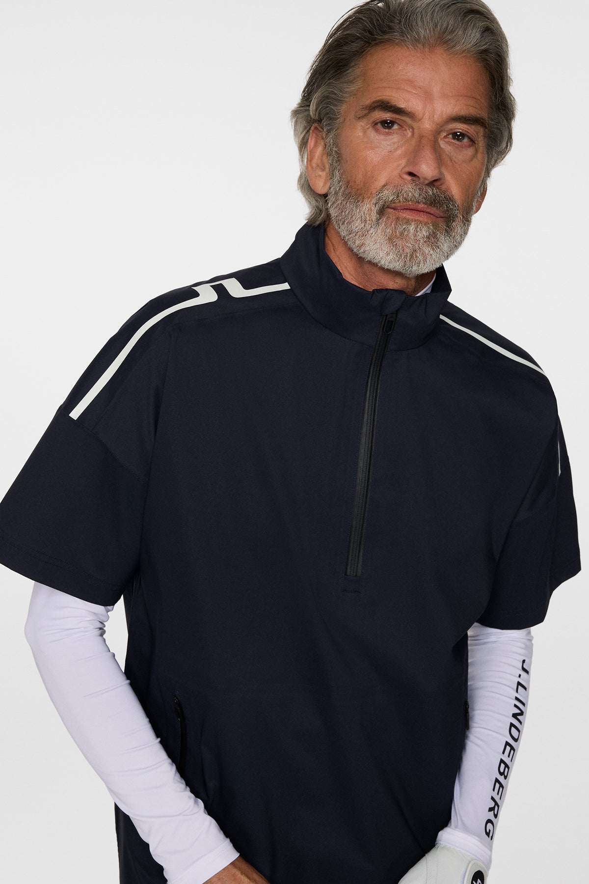Shay Rain Shirt in JL Navy by J.Lindeberg