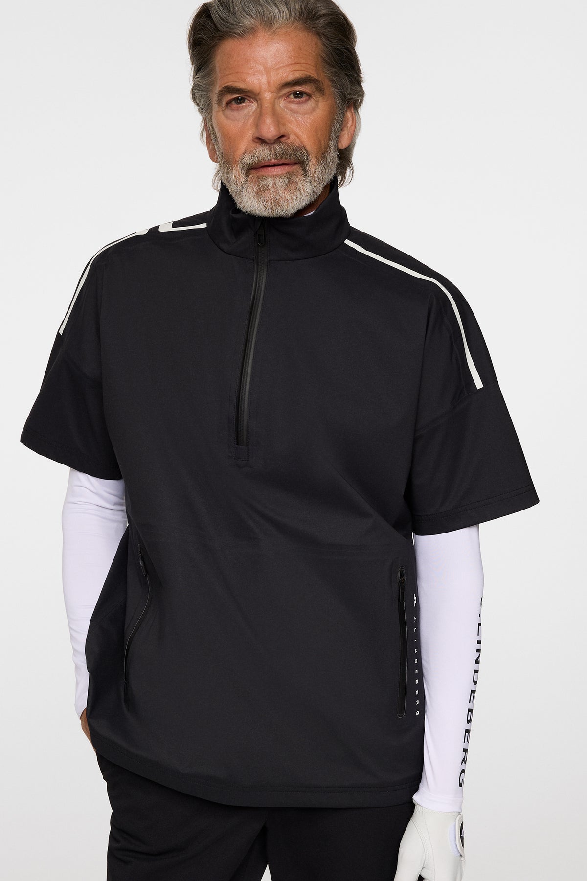 Shay Rain Shirt in Black by J.Lindeberg