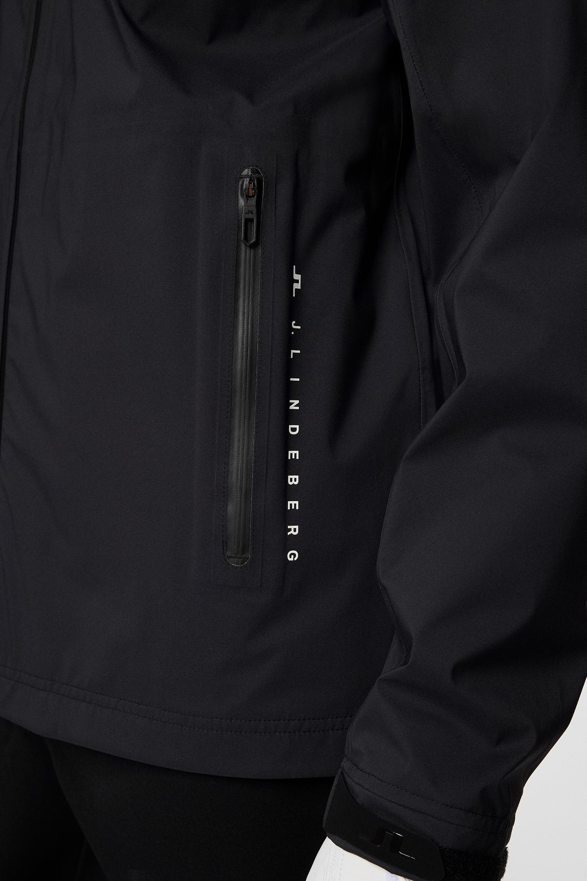 Shay Rain Jacket in Black by J.Lindeberg