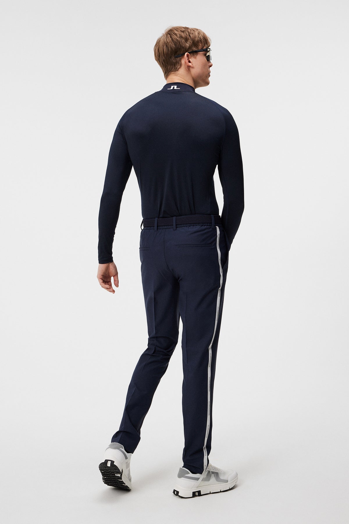 Stuart Stripe Pant in JL Navy by J.Lindeberg