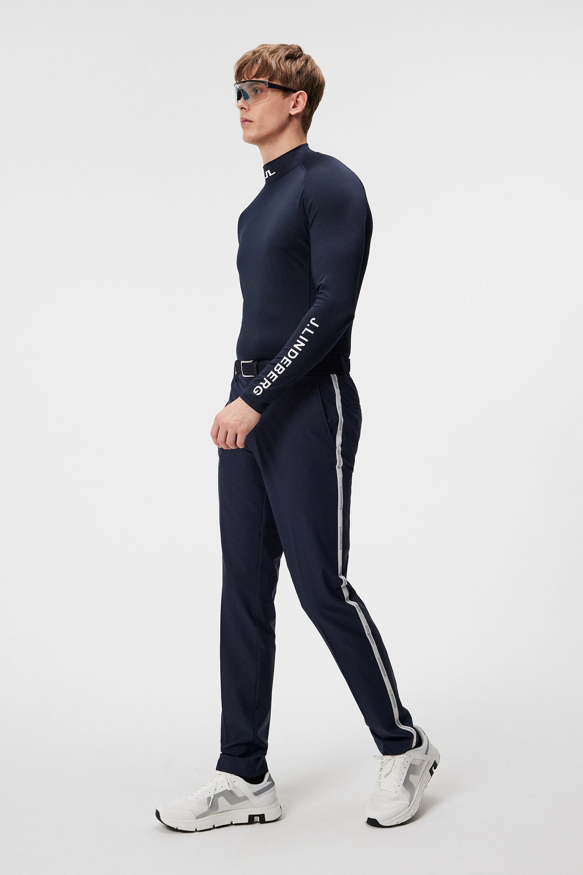 Stuart Stripe Pant in JL Navy by J.Lindeberg