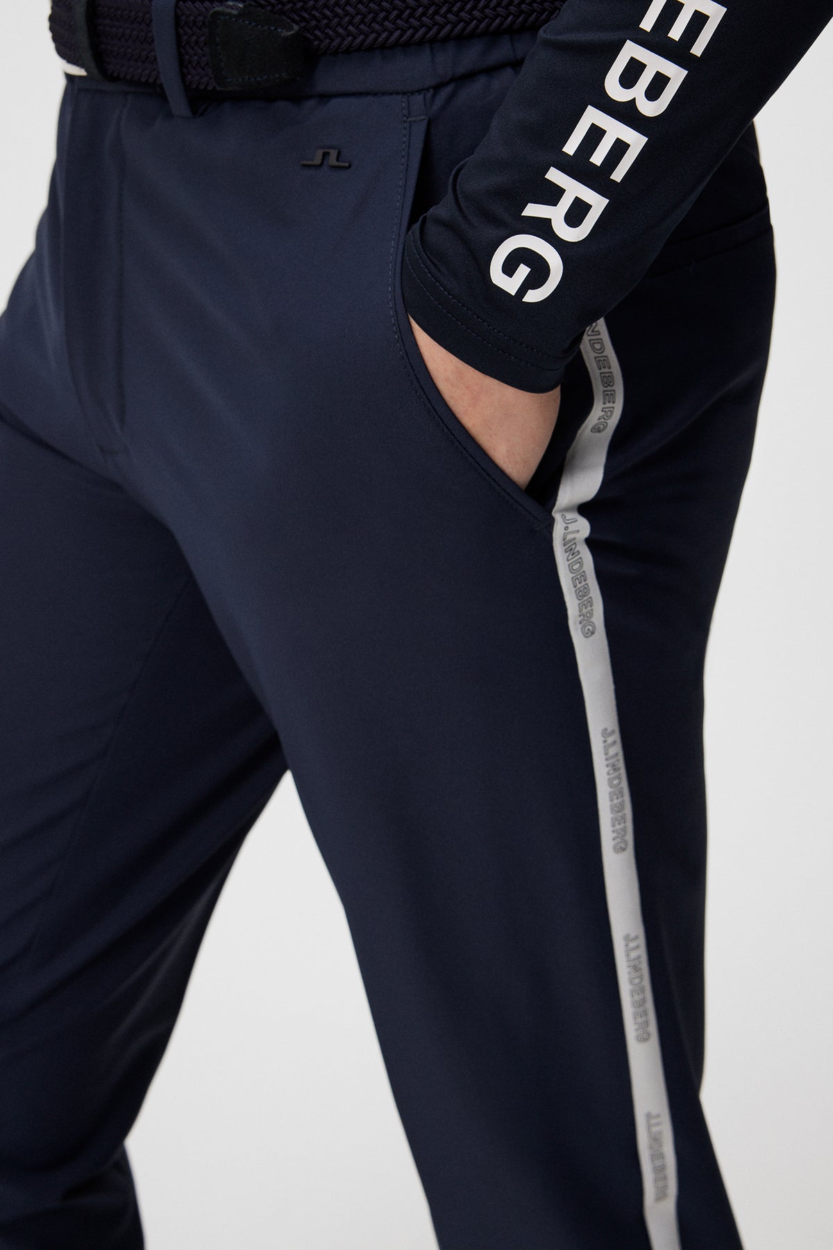 Stuart Stripe Pant in JL Navy by J.Lindeberg