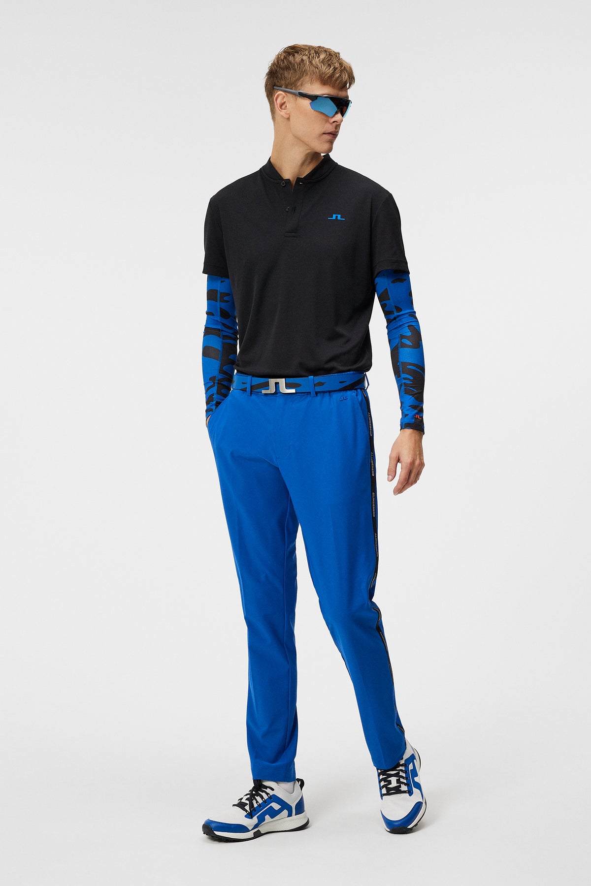 Stuart Stripe Pant in Nautical Blue by J.Lindeberg