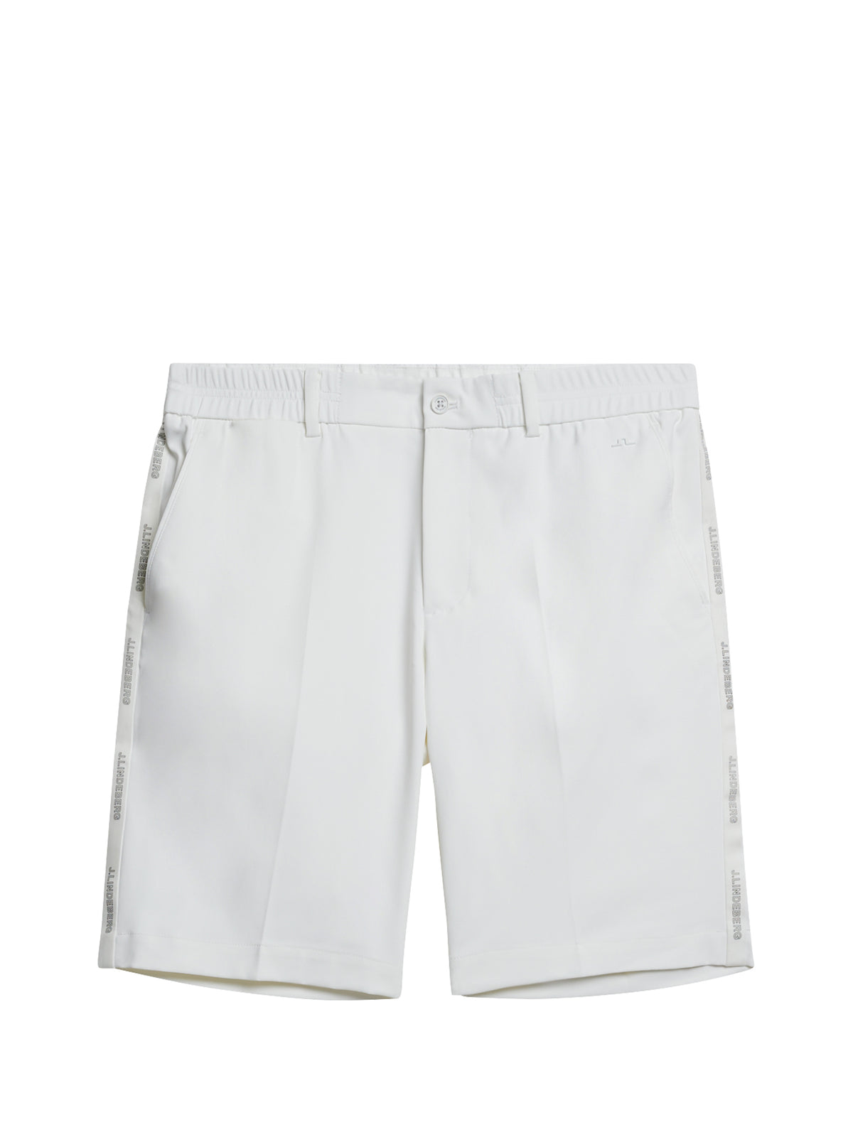 Stuart Stripe Shorts in White by J.Lindeberg