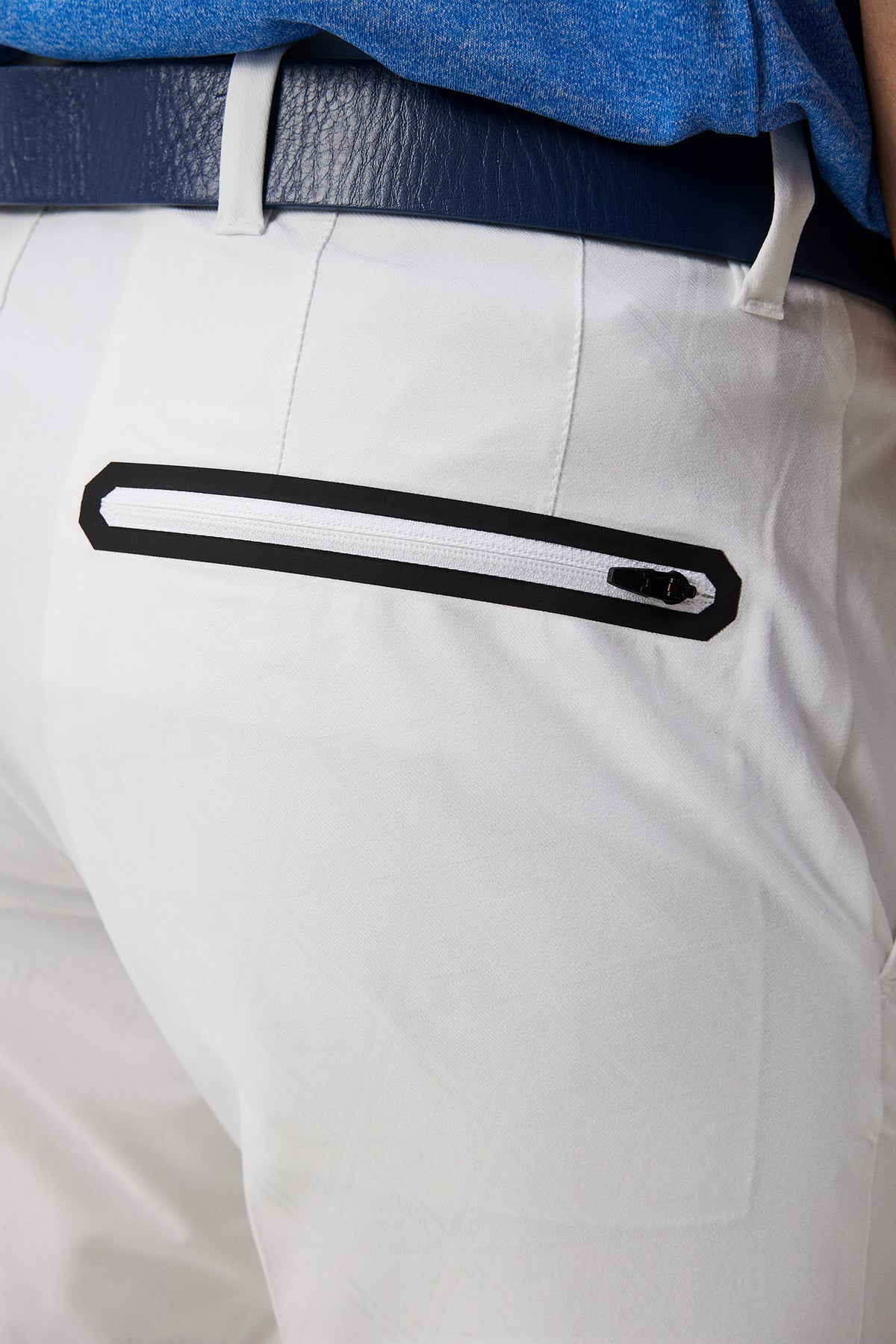 Sands Jacquard Pant in Geo Jacquard White by J.Lindeberg