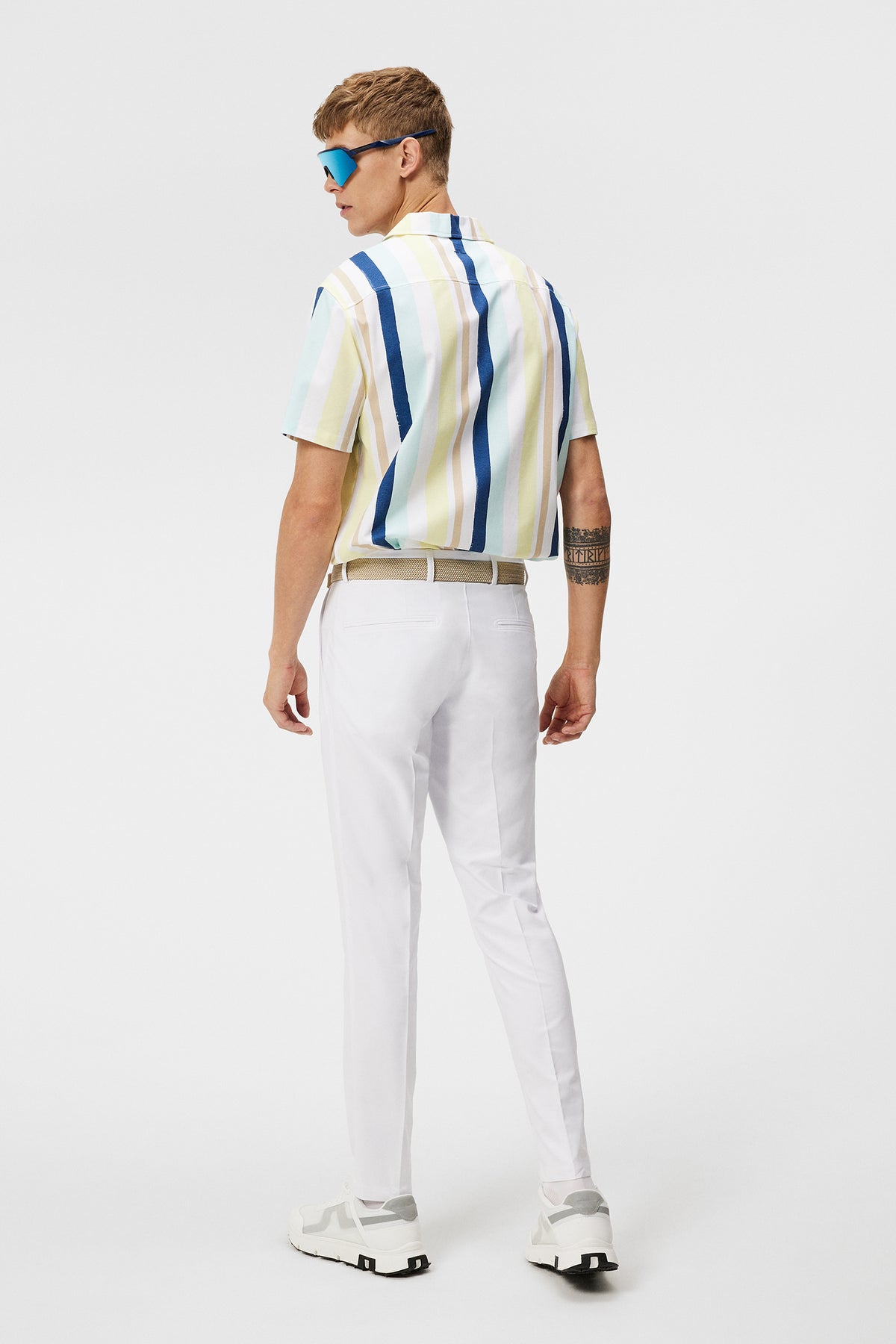 Elof Pant in White by J.Lindeberg