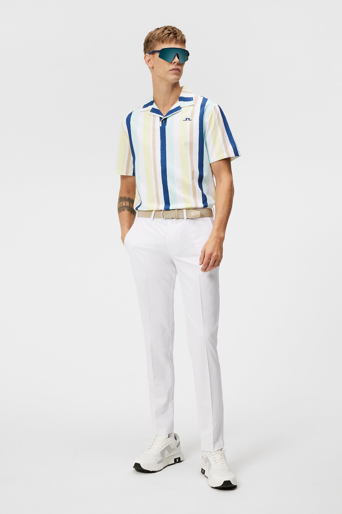 Elof Pant in White by J.Lindeberg