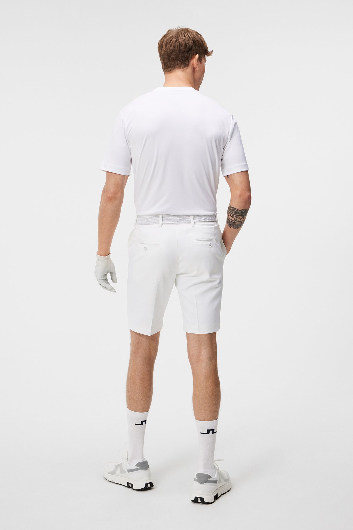 Eloy Shorts in White by J.Lindeberg