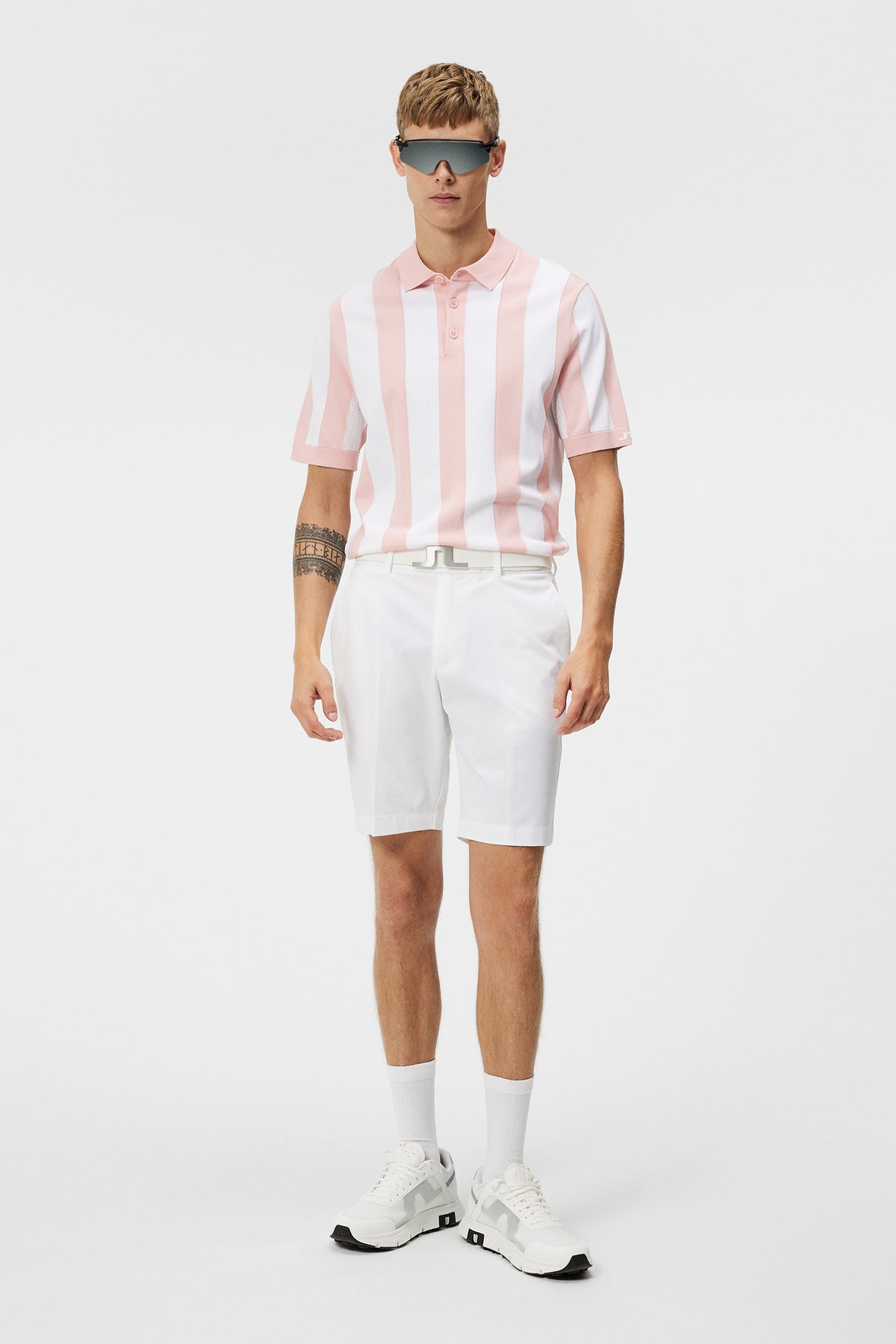 Vent Tight Shorts in White by J.Lindeberg