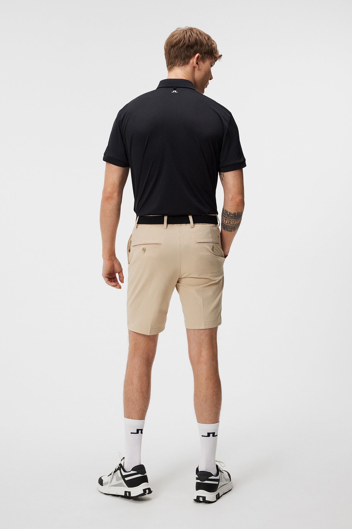 Vent Tight Shorts in Safari Beige by J.Lindeberg