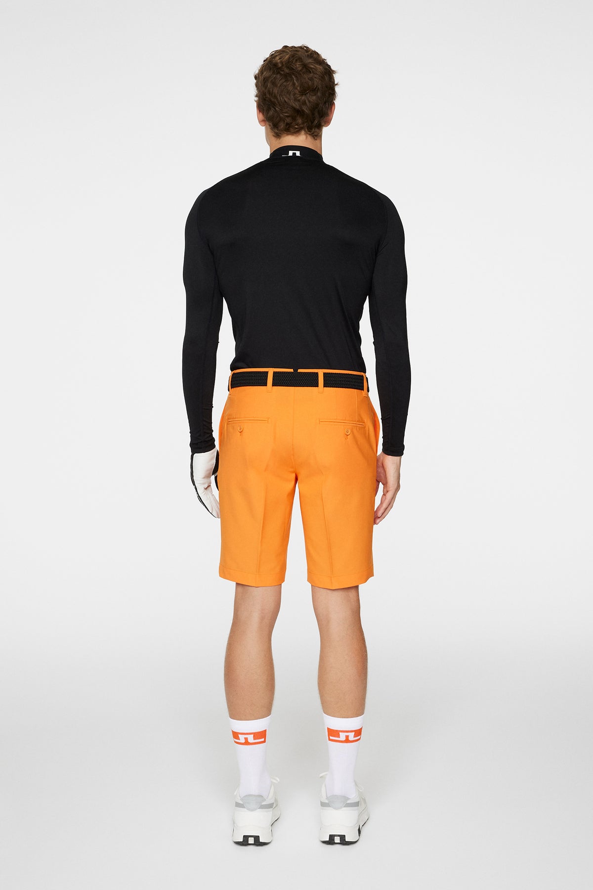 Eloy Shorts in Persimmon Orange by J.Lindeberg