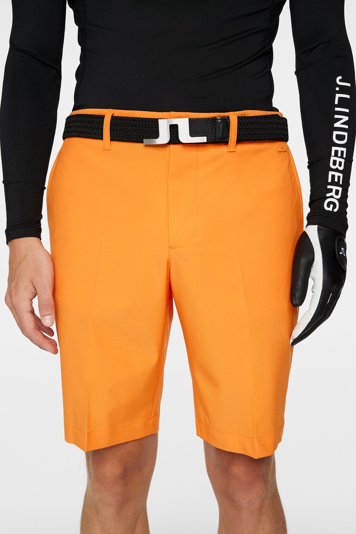 Eloy Shorts in Persimmon Orange by J.Lindeberg