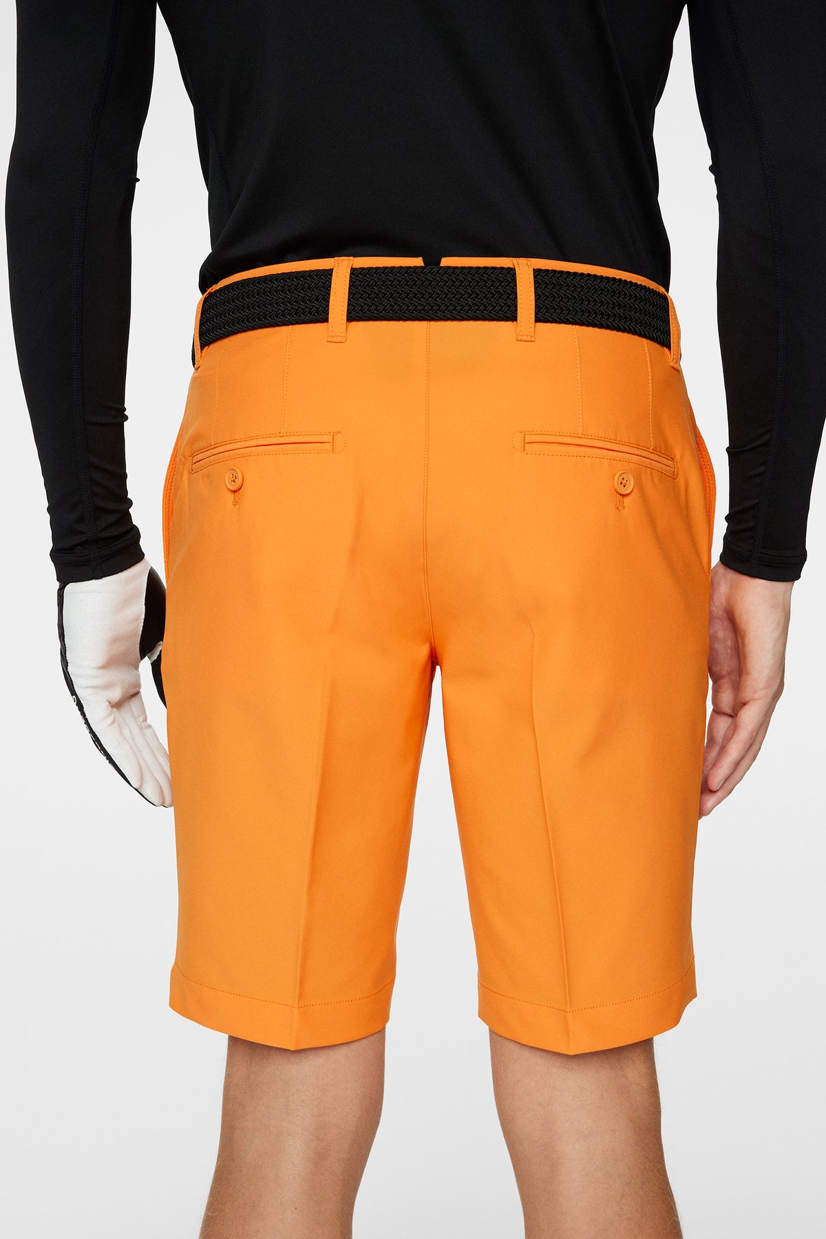 Eloy Shorts in Persimmon Orange by J.Lindeberg
