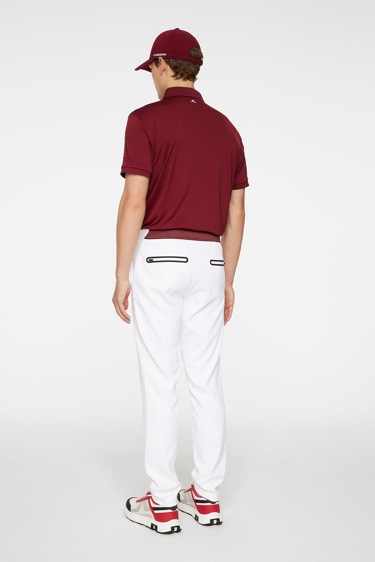 The Reveal Tech Pant in White by J.Lindeberg