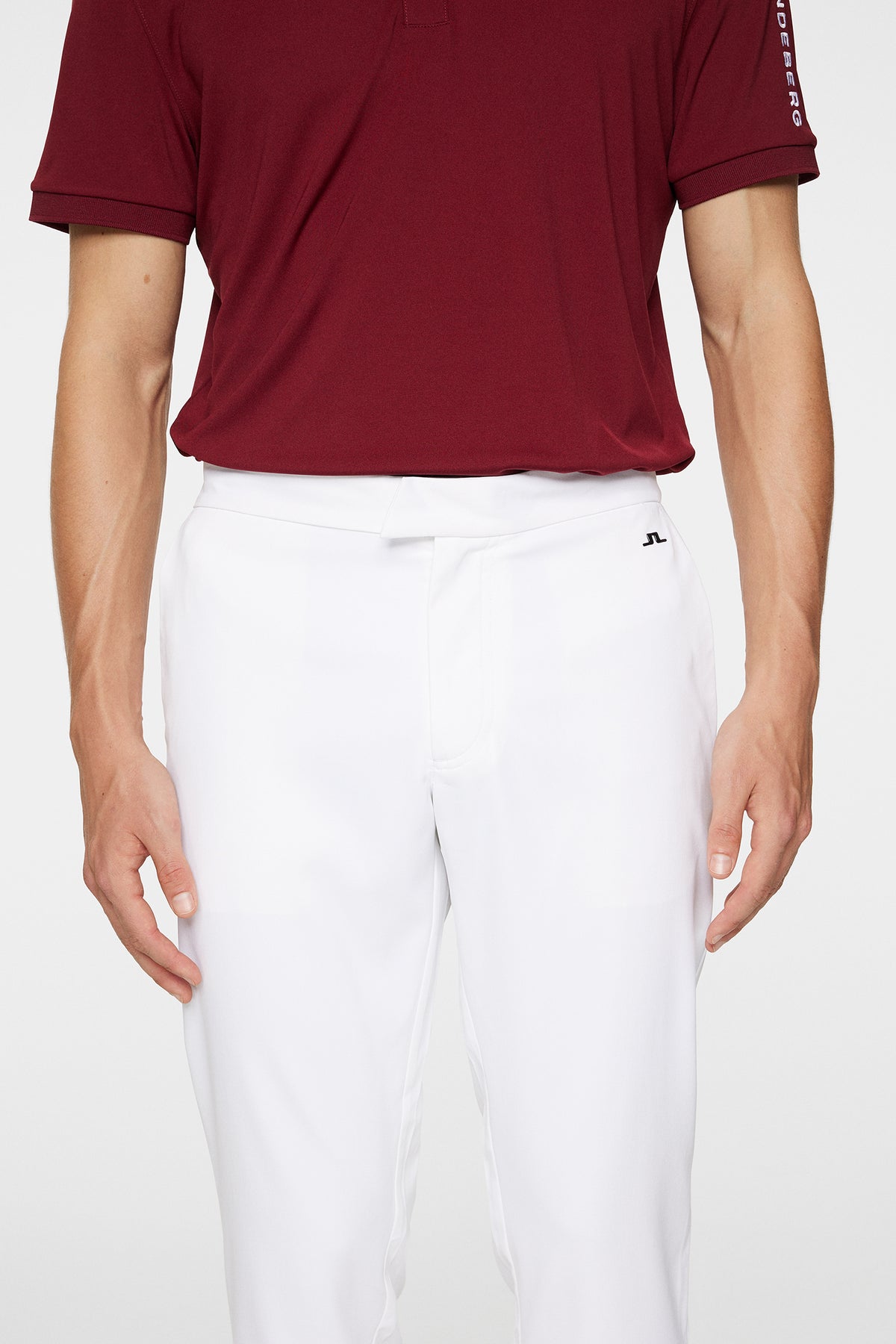 The Reveal Tech Pant in White by J.Lindeberg