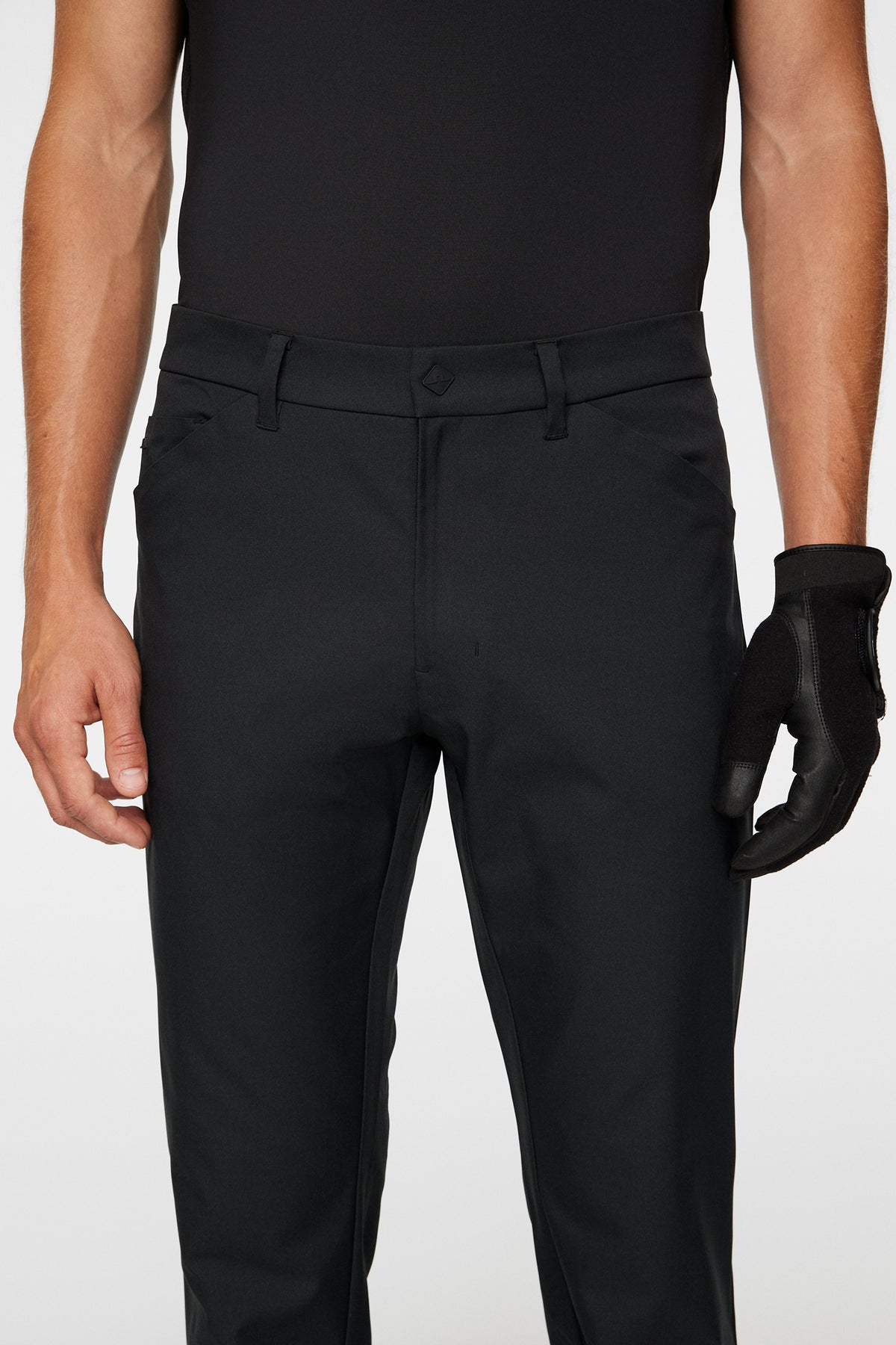 Chin 5 Pocket Pant in Black by J.Lindeberg