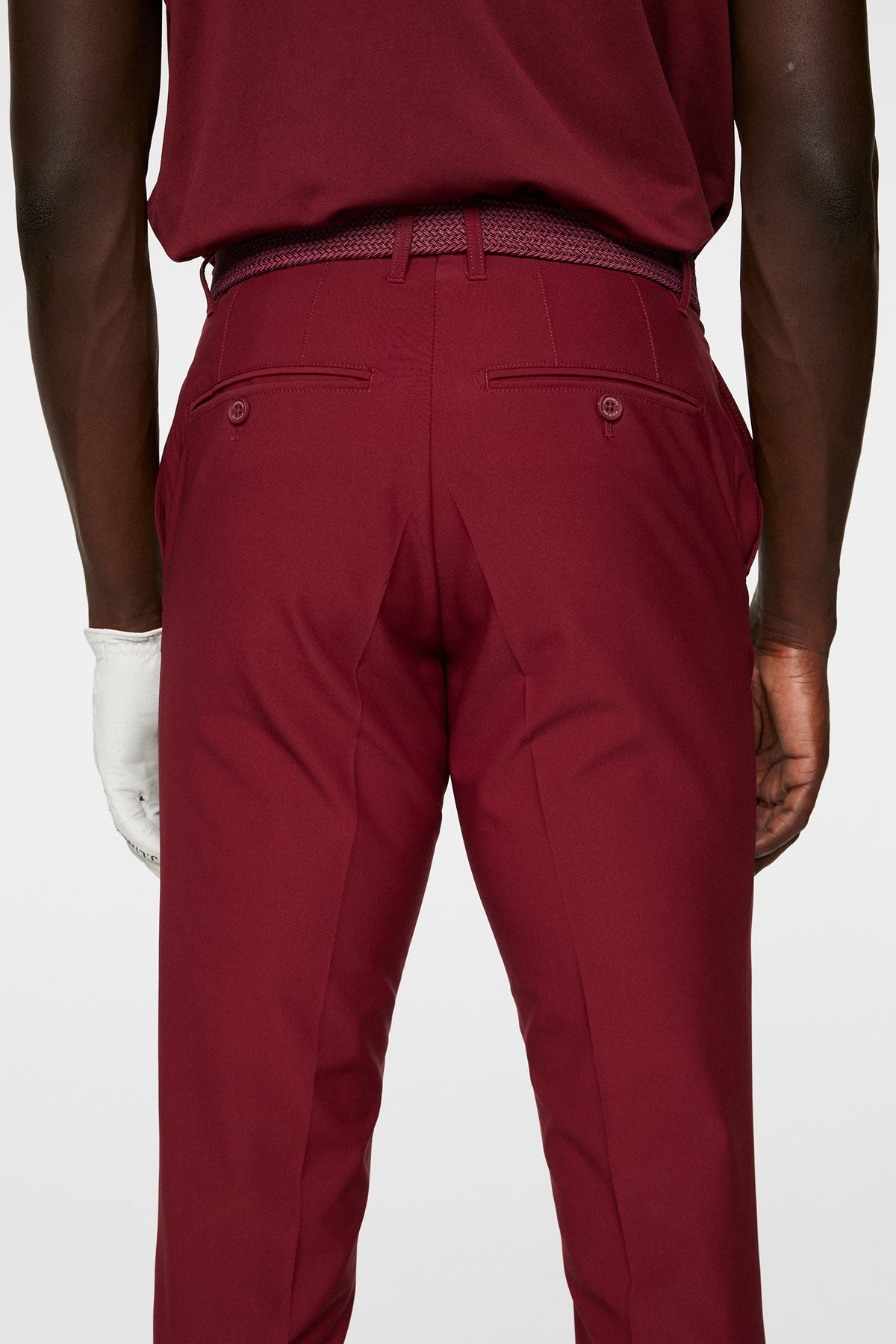 Ellott Pant in Cabernet by J.Lindeberg