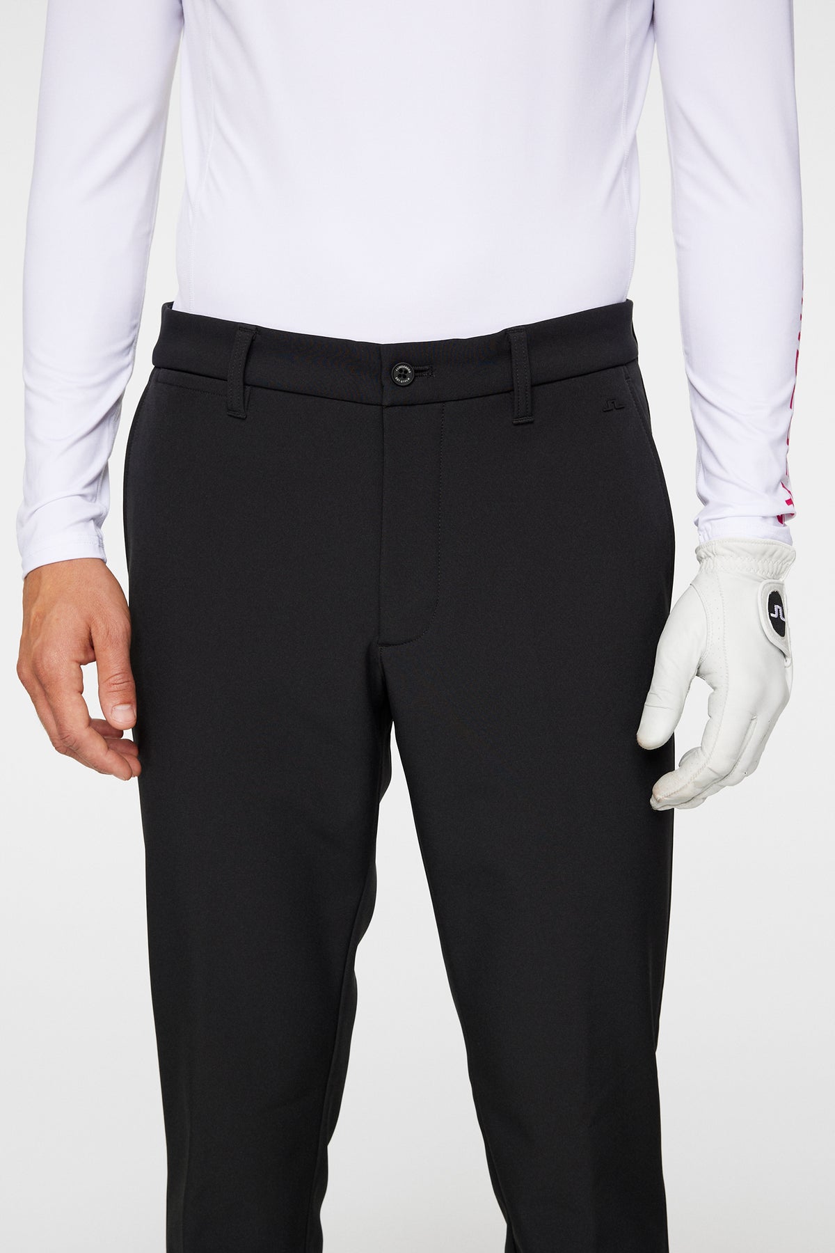 Ellott Bonded Fleece Pant in Black by J.Lindeberg