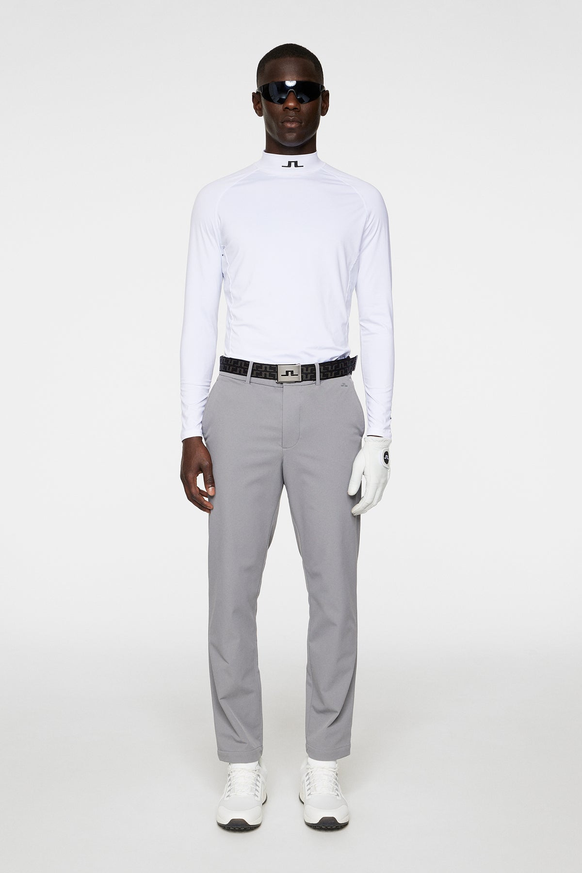Axil Fleece Twill Pant in Night Owl by J.Lindeberg