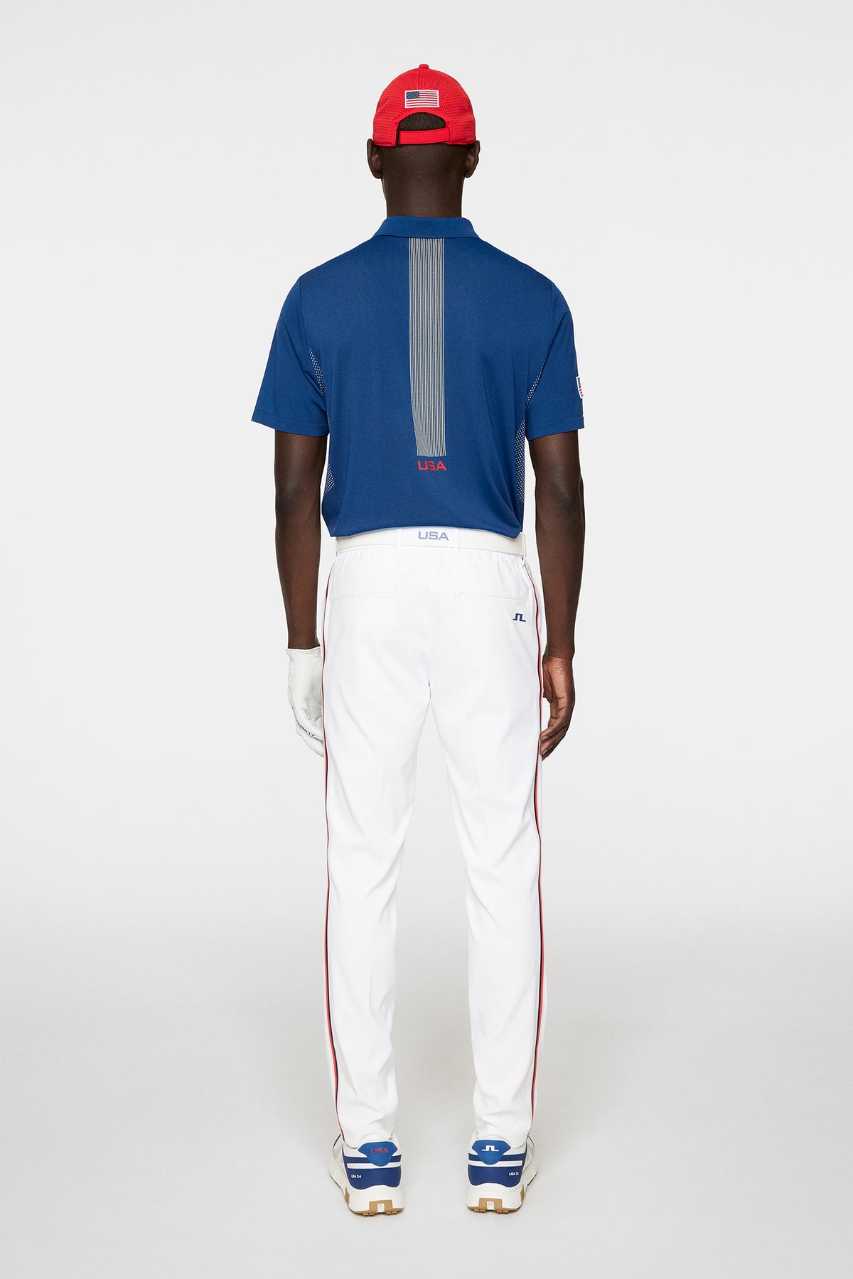Jerome Sidestripe Pants in White by J.Lindeberg