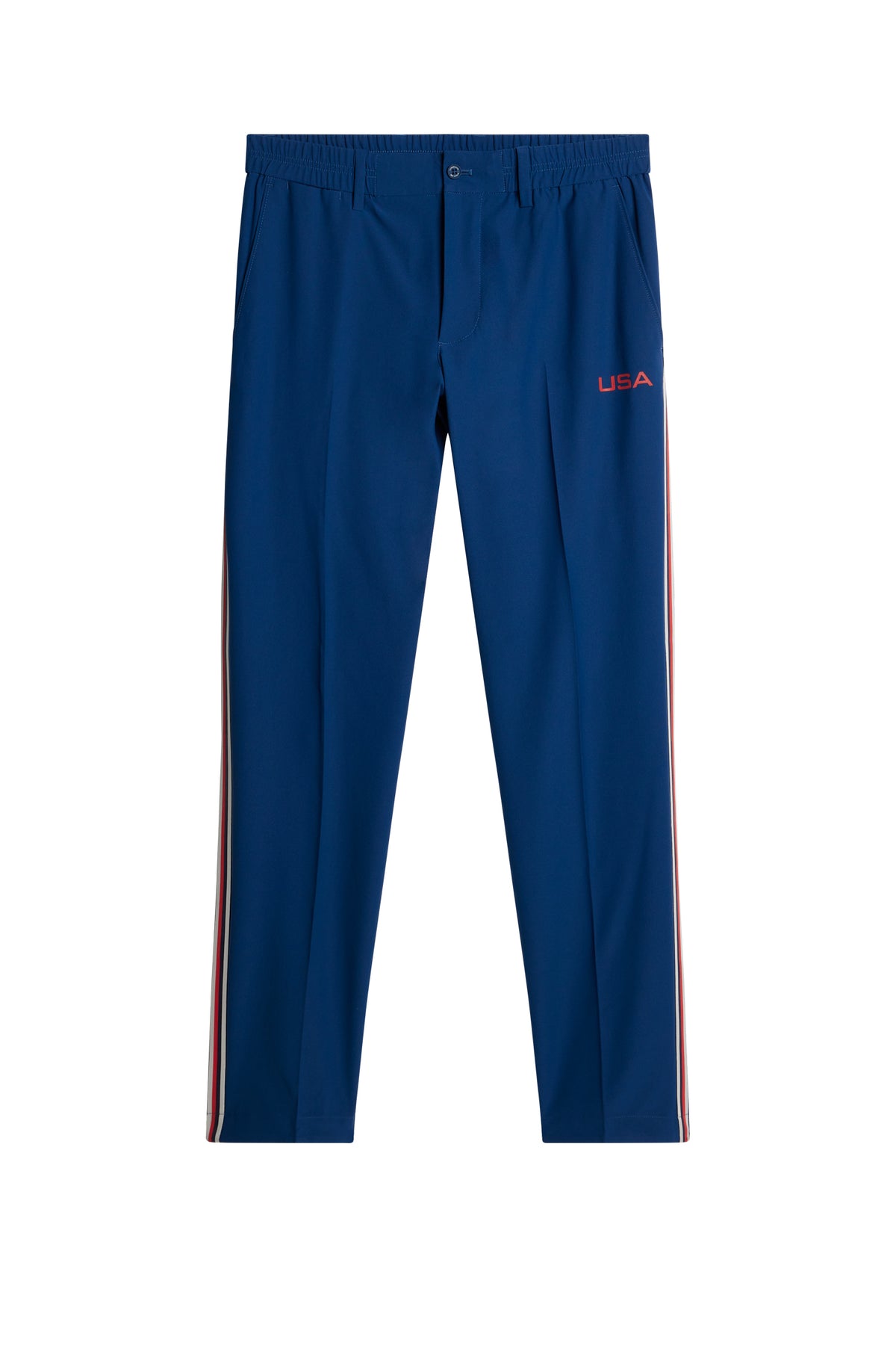 Jerome Sidestripe Pants in Estate Blue by J.Lindeberg