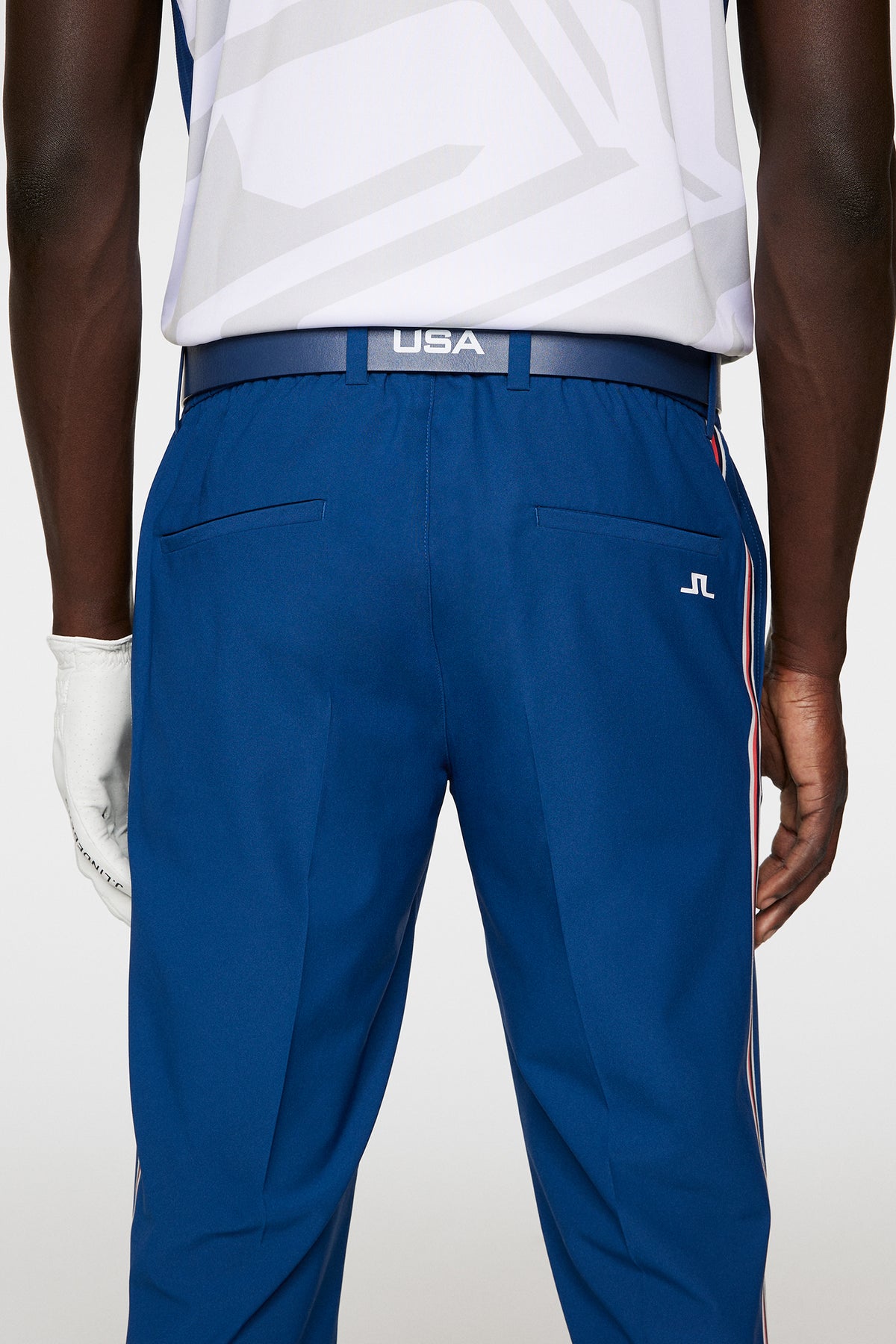 Jerome Sidestripe Pants in Estate Blue by J.Lindeberg