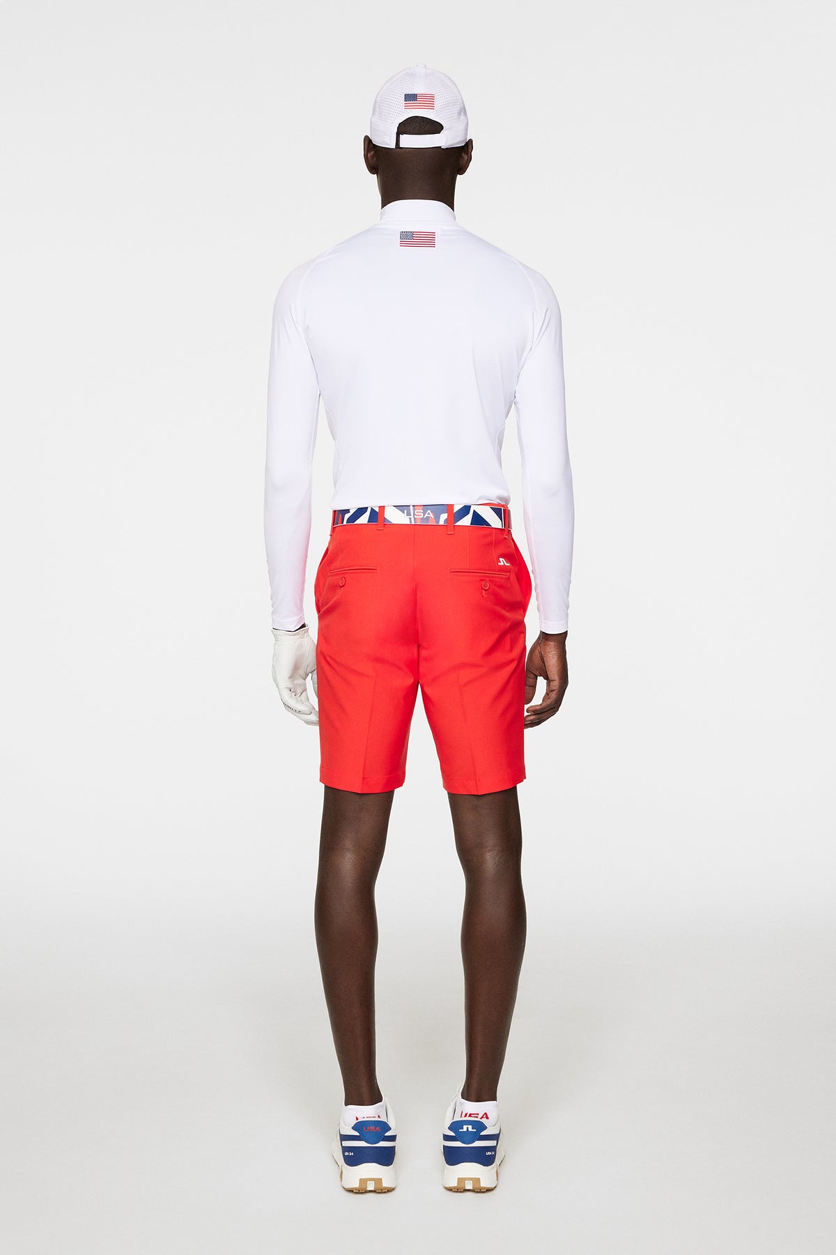 Eloy Shorts in Flame Scarlet by J.Lindeberg