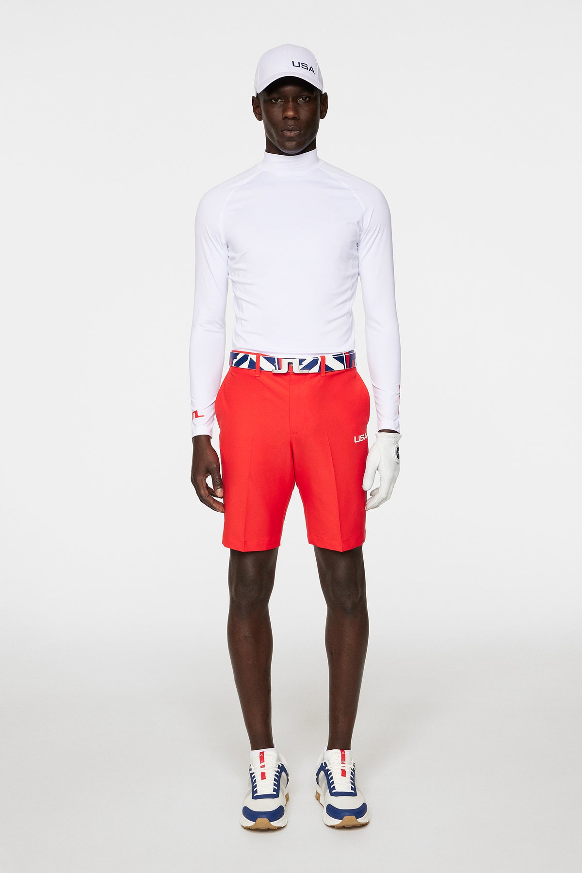 Eloy Shorts in Flame Scarlet by J.Lindeberg