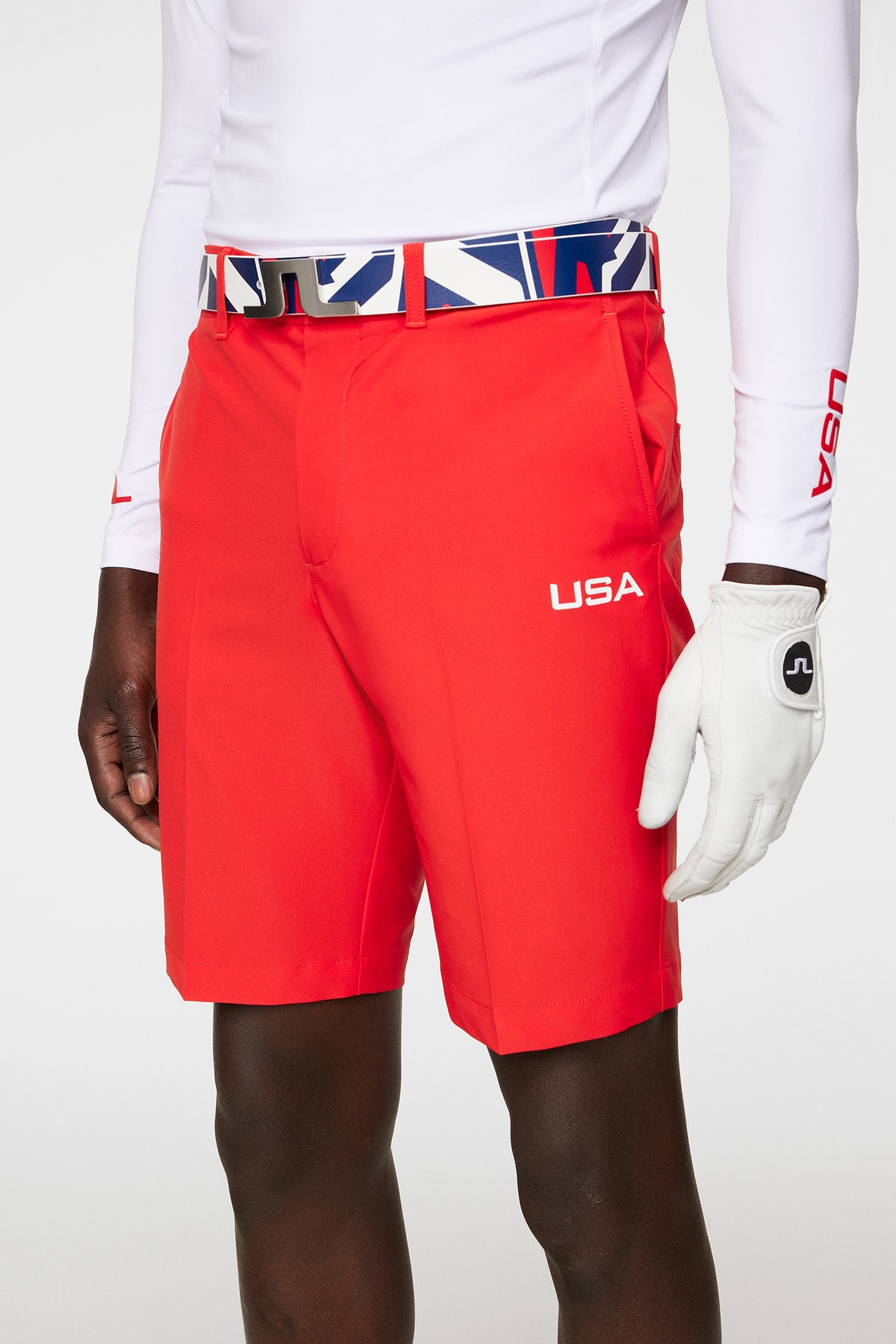 Eloy Shorts in Flame Scarlet by J.Lindeberg