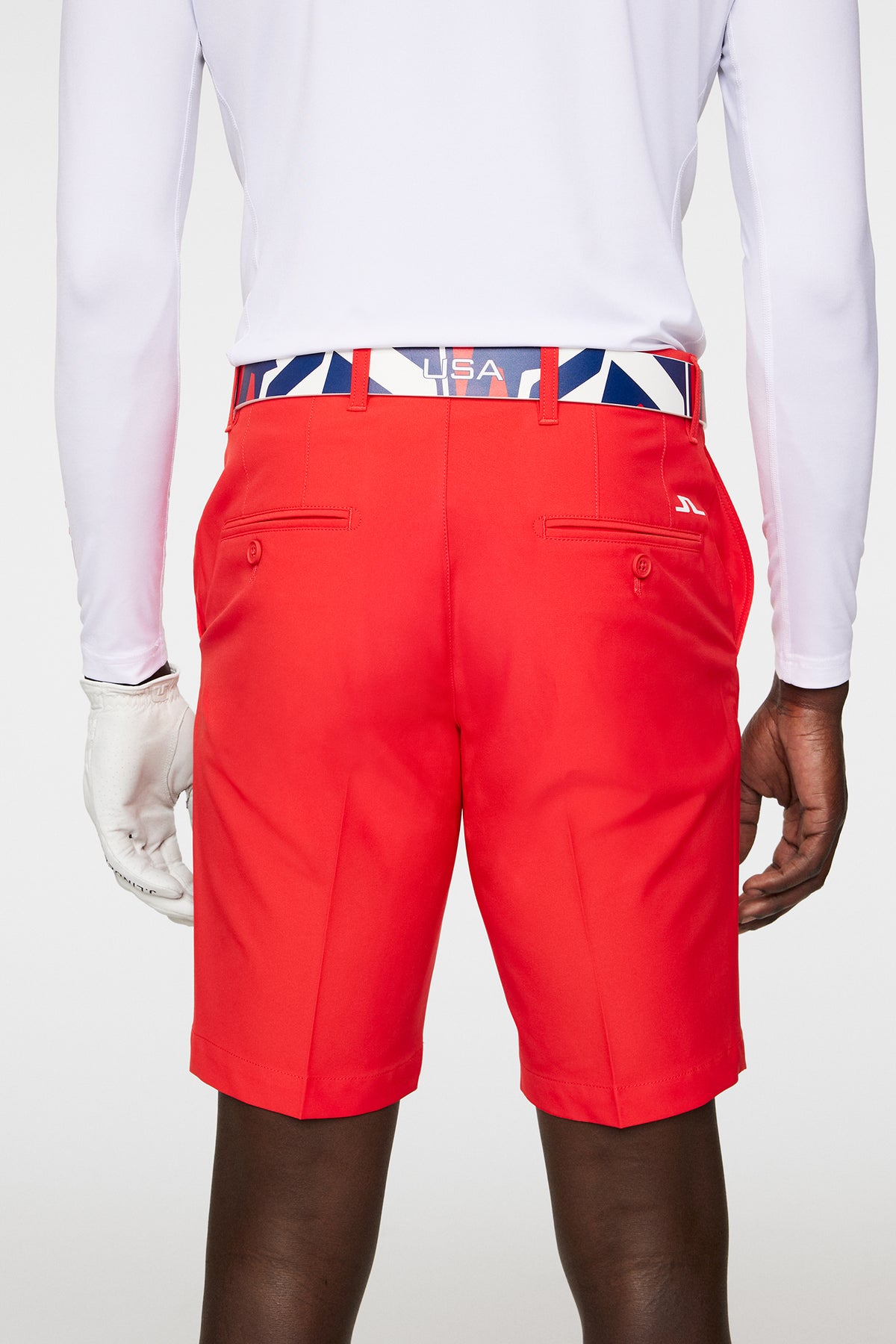 Eloy Shorts in Flame Scarlet by J.Lindeberg
