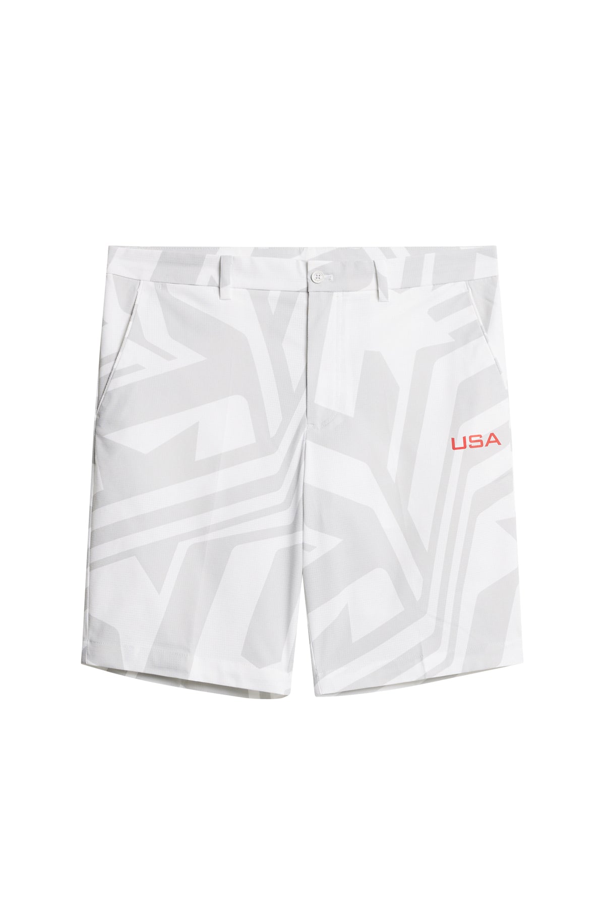 Vent Shorts Print in US Golf White by J.Lindeberg