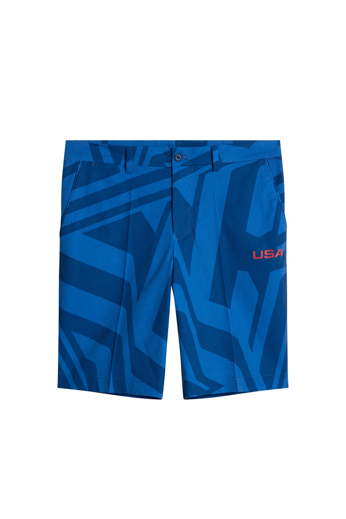Vent Shorts Print in US Golf Blue by J.Lindeberg