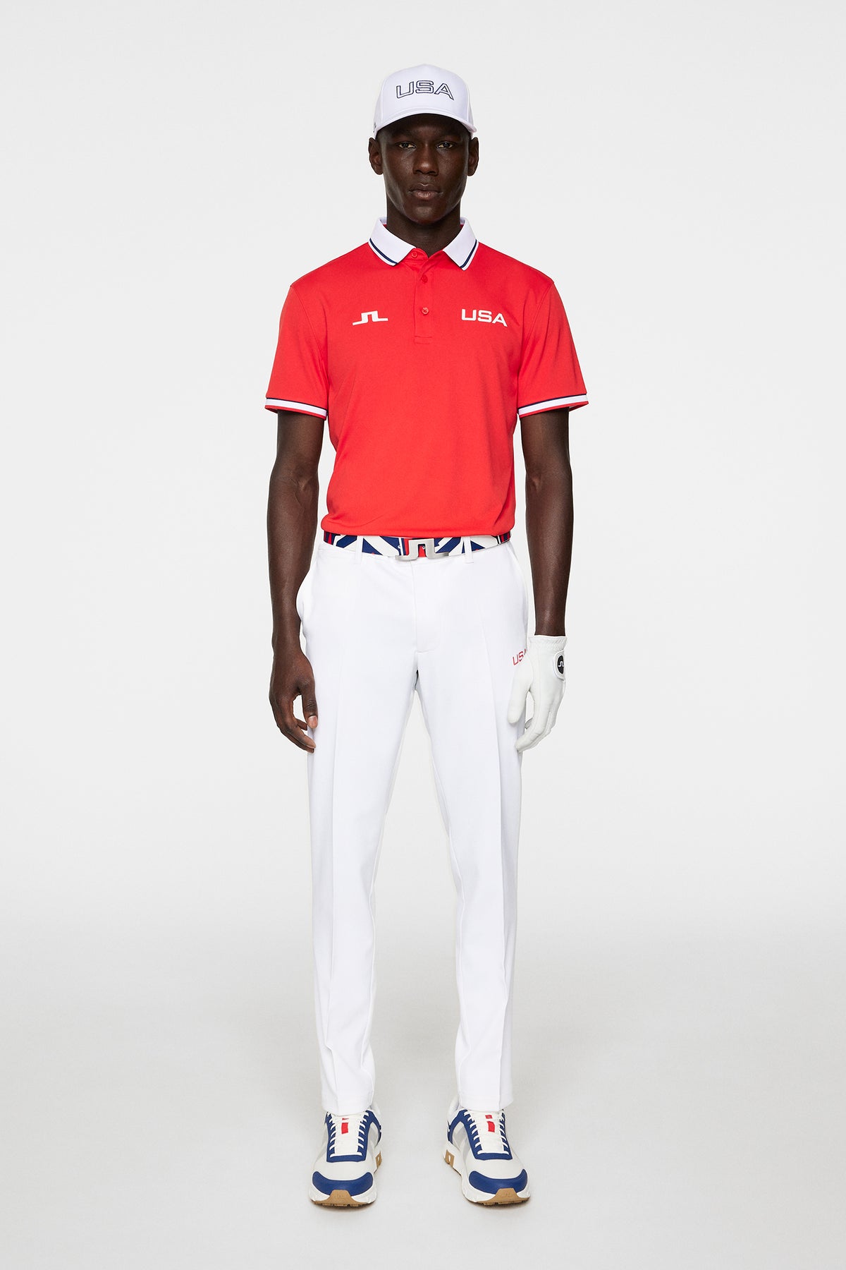 Ellott Pant in White by J.Lindeberg