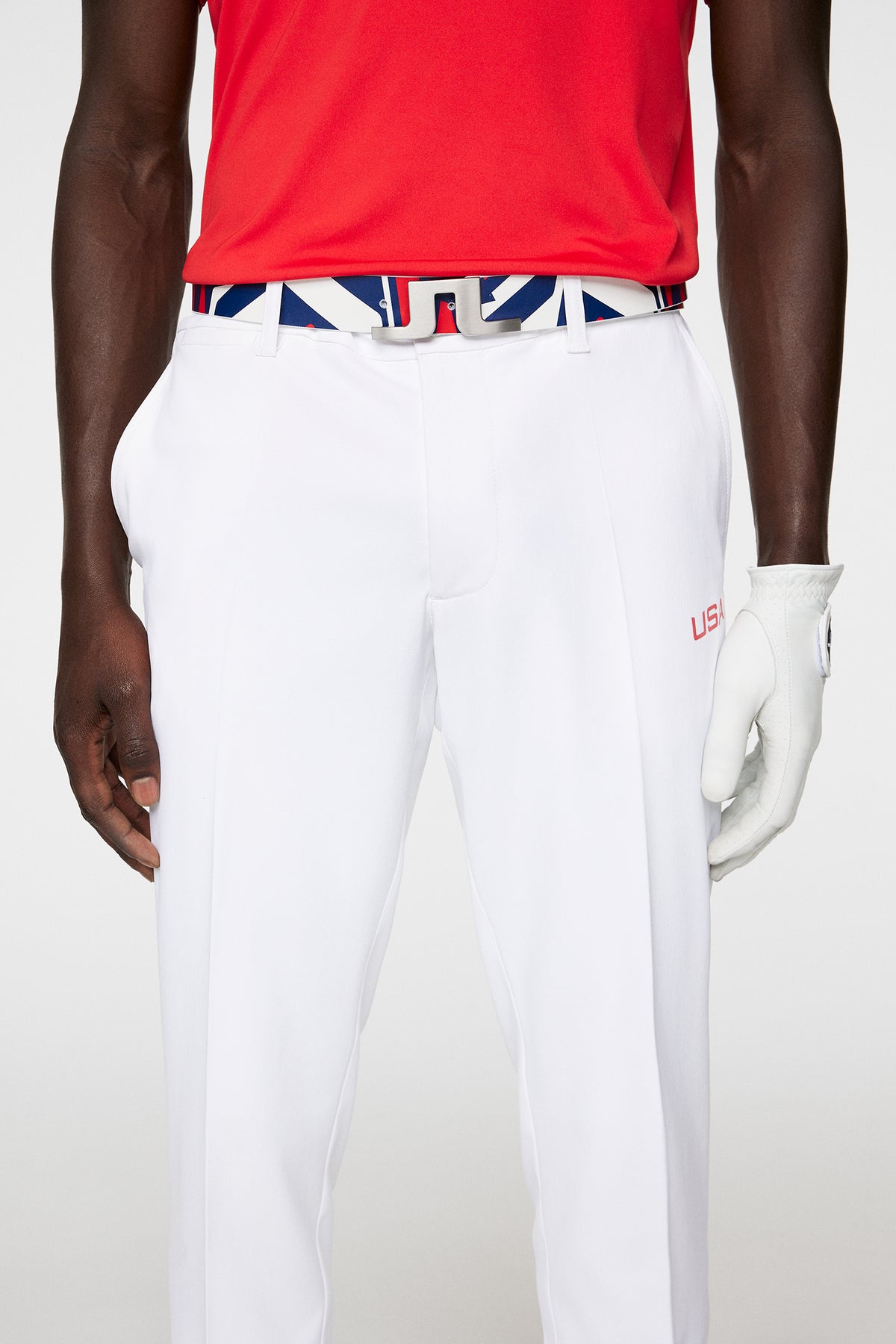 Ellott Pant in White by J.Lindeberg