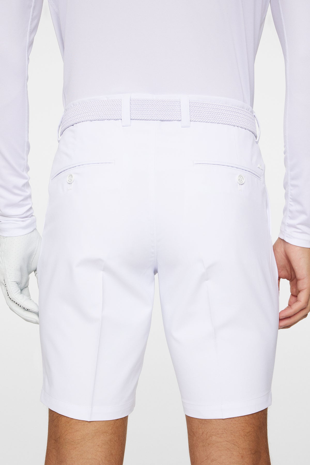 Mitch Shorts in White by J.Lindeberg