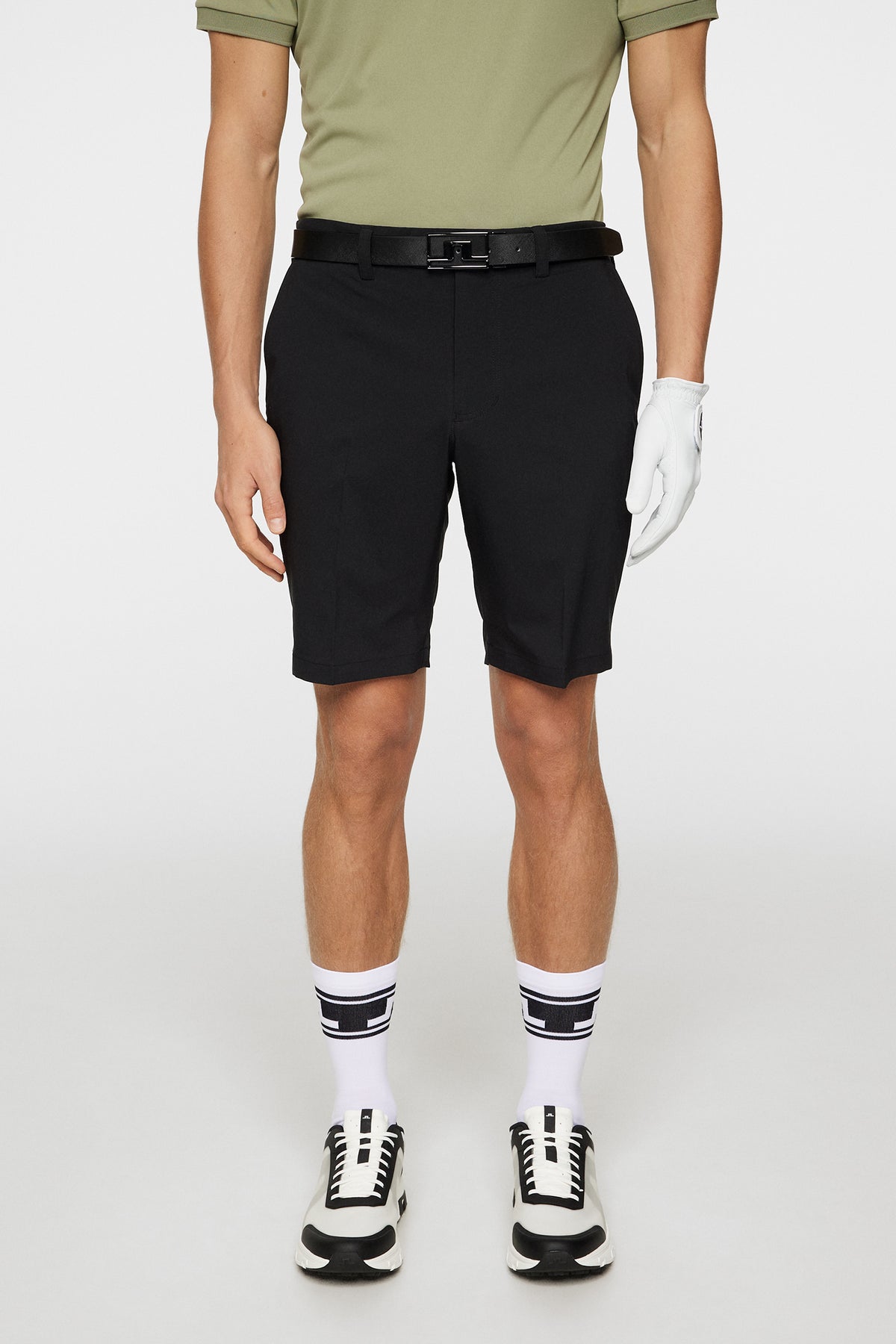 Mitch Shorts in Black by J.Lindeberg