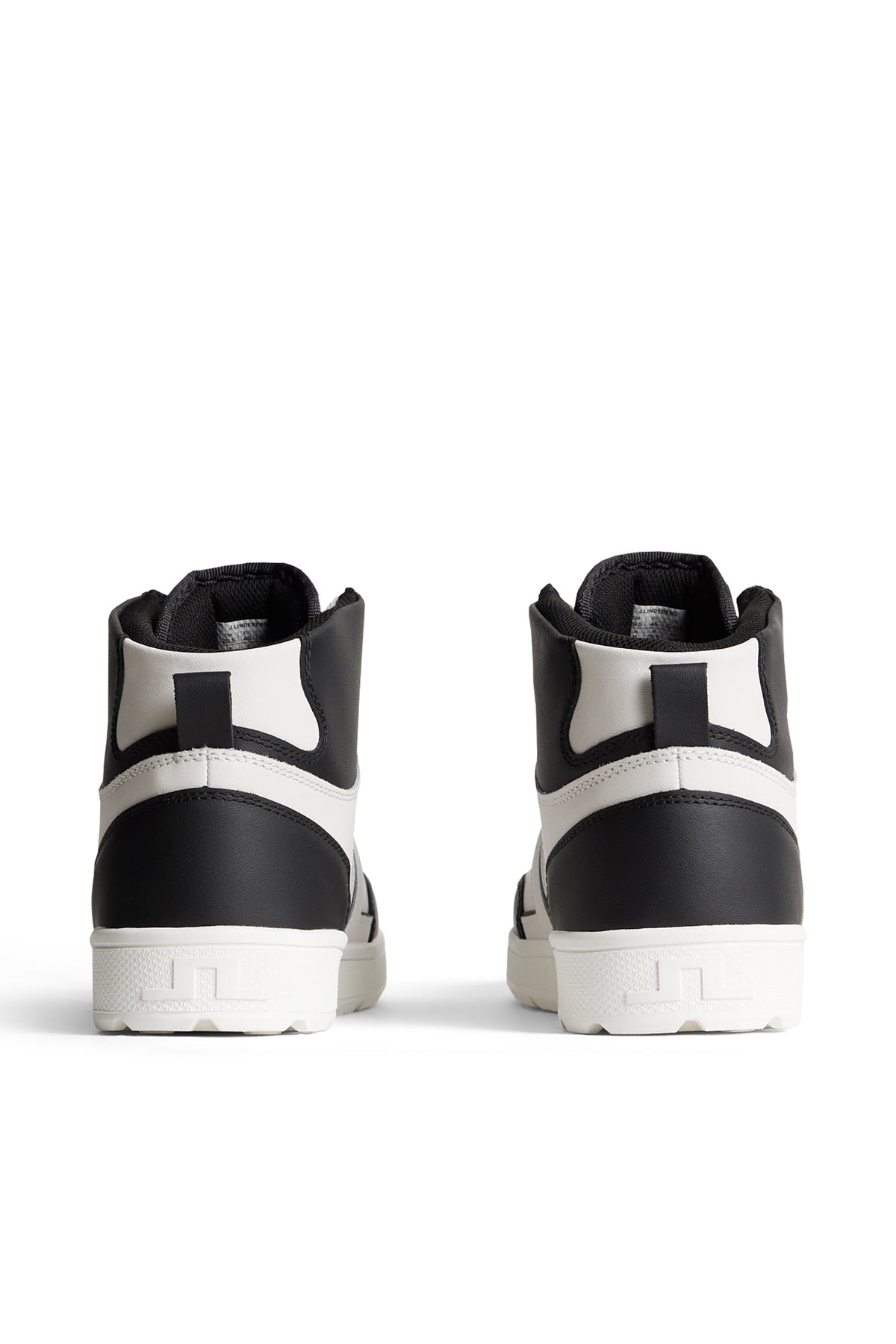 Ace High-Top Golf Sneaker in Black by J.Lindeberg