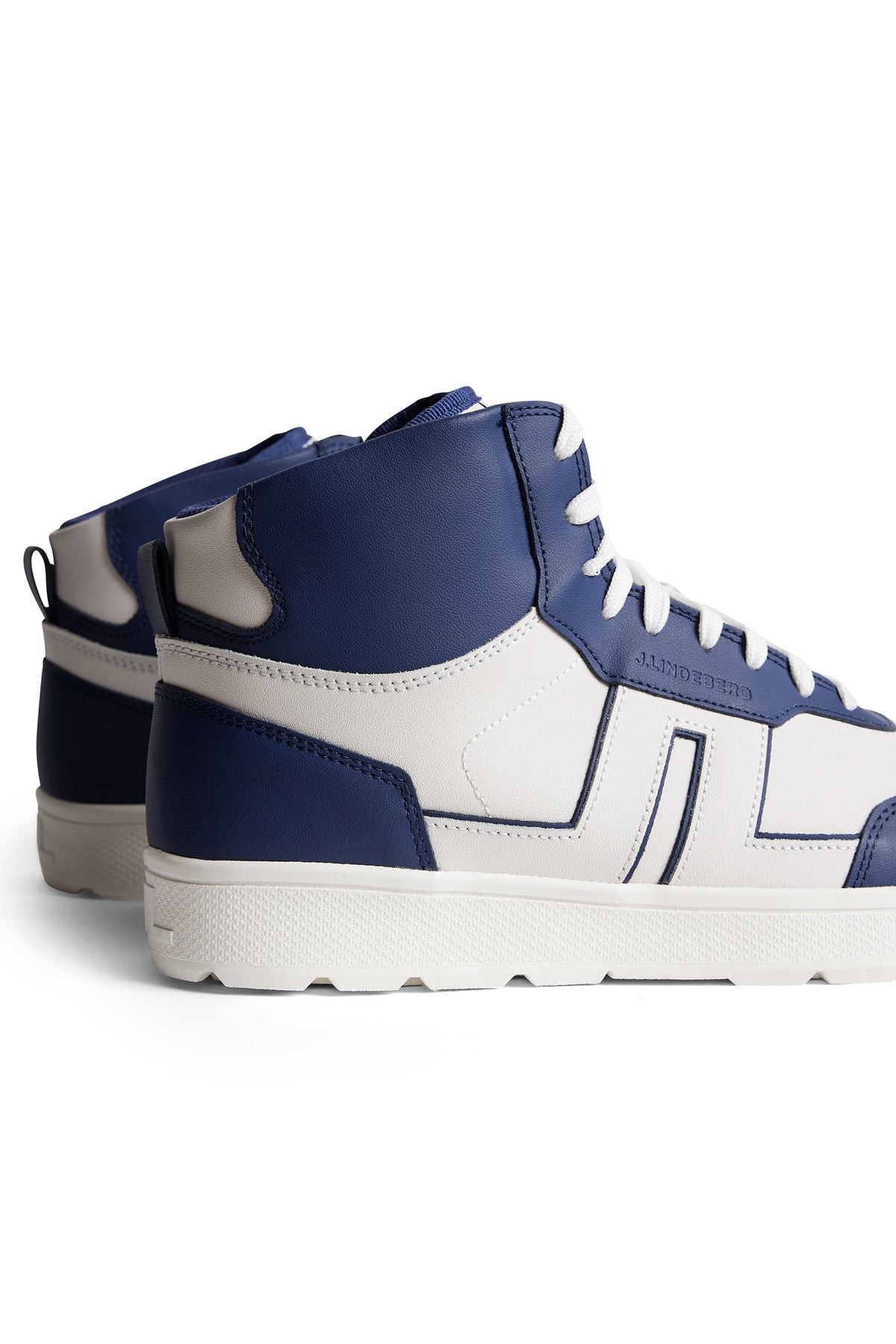 Ace High-Top Golf Sneaker in Estate Blue by J.Lindeberg