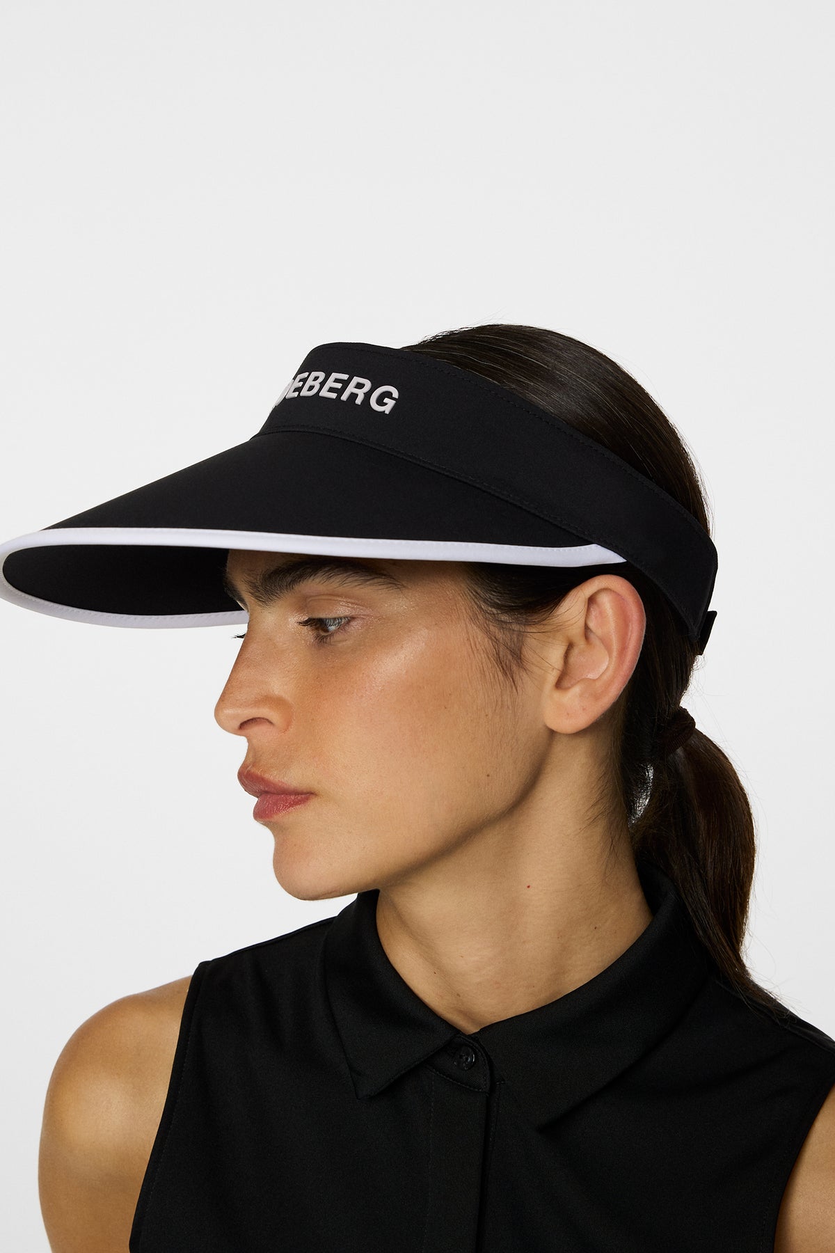 Alba Big Visor in Black by J.Lindeberg